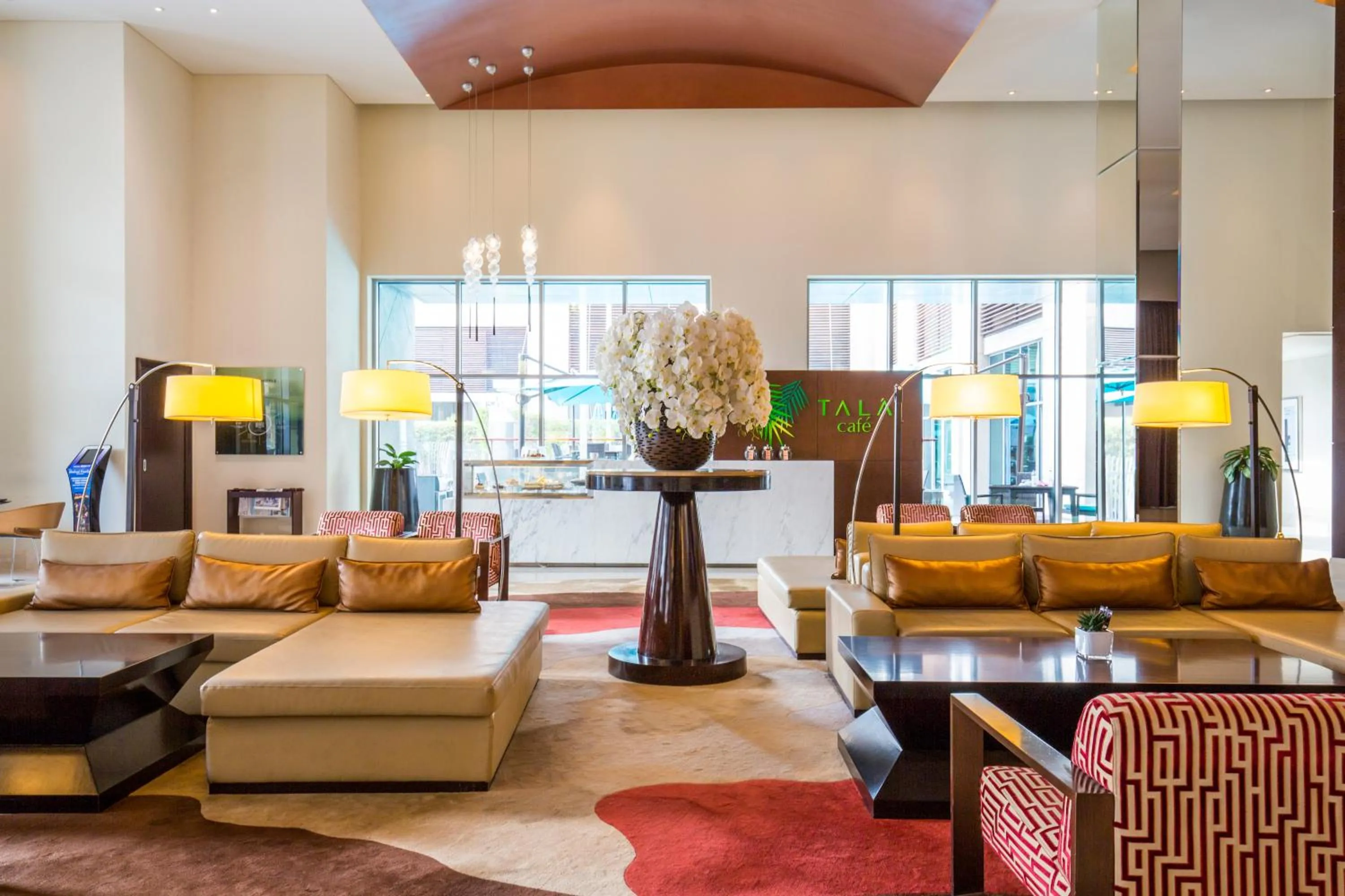 Seating area in Novotel Deira Creekside Dubai