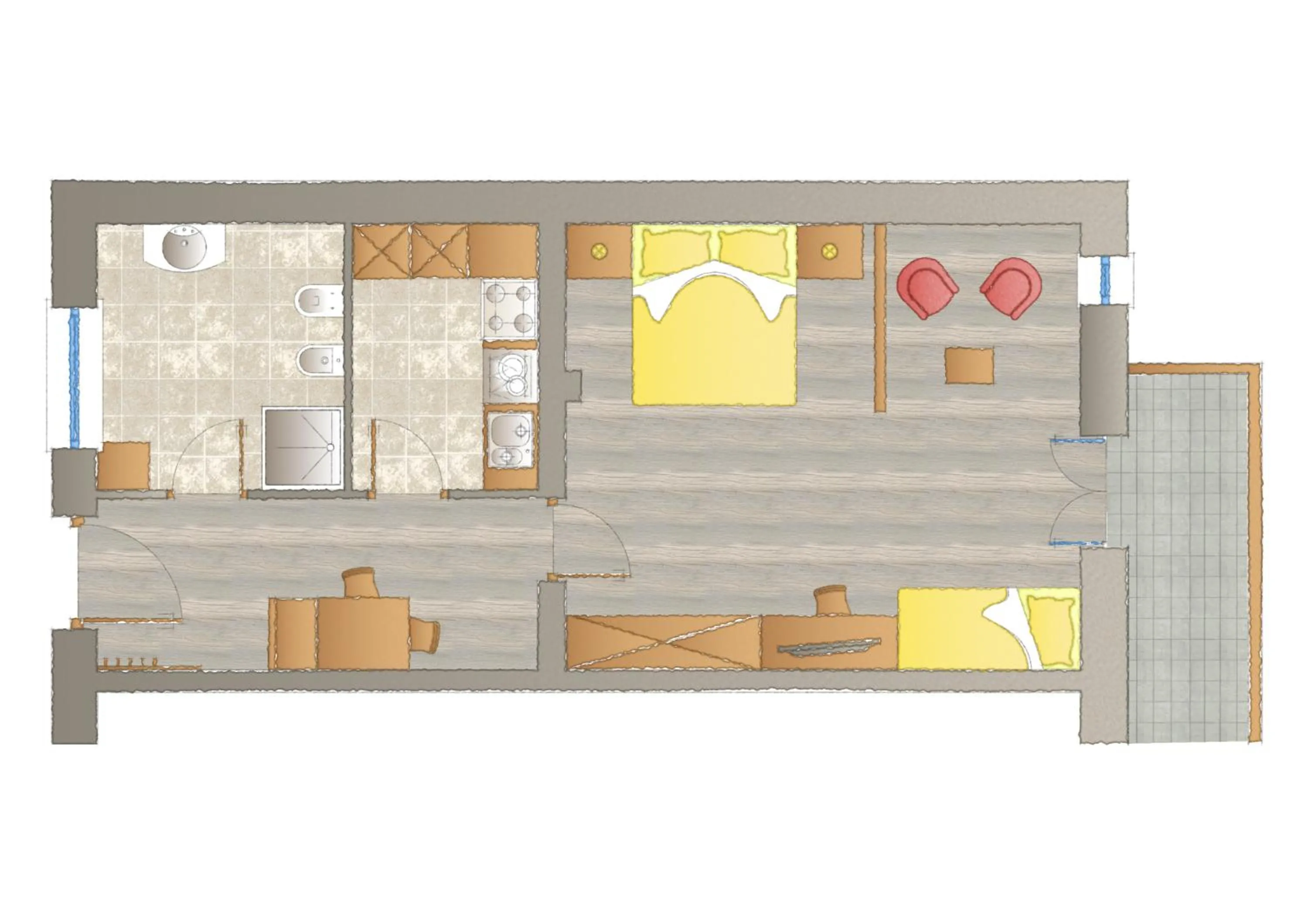 Floor plan in Am Rainell Hof
