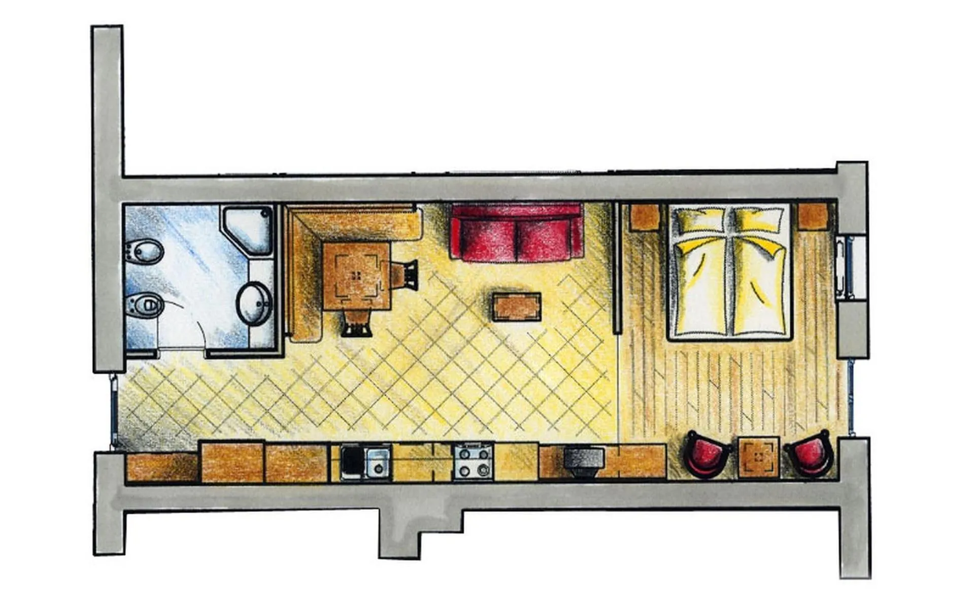 Floor plan in Am Rainell Hof