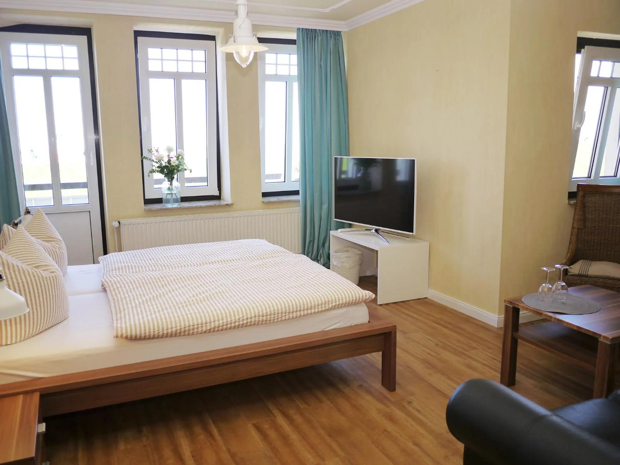 Photo of the whole room, Bed in Hus Kiek in de See