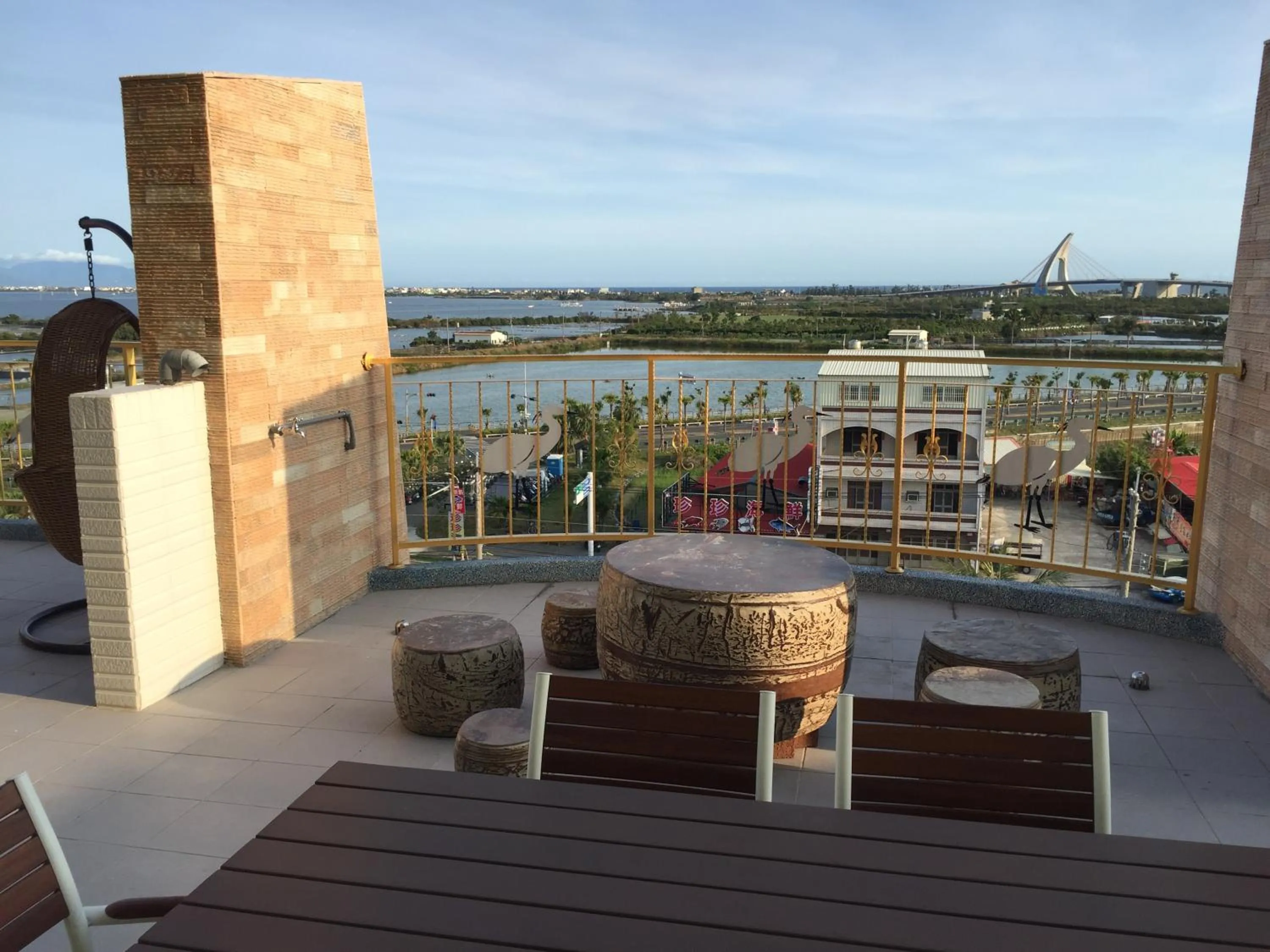 Balcony/Terrace in 大鵬灣瞭望台 Top Bay B&B