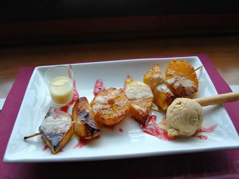 Food close-up in Hotel Restaurante El Tollo