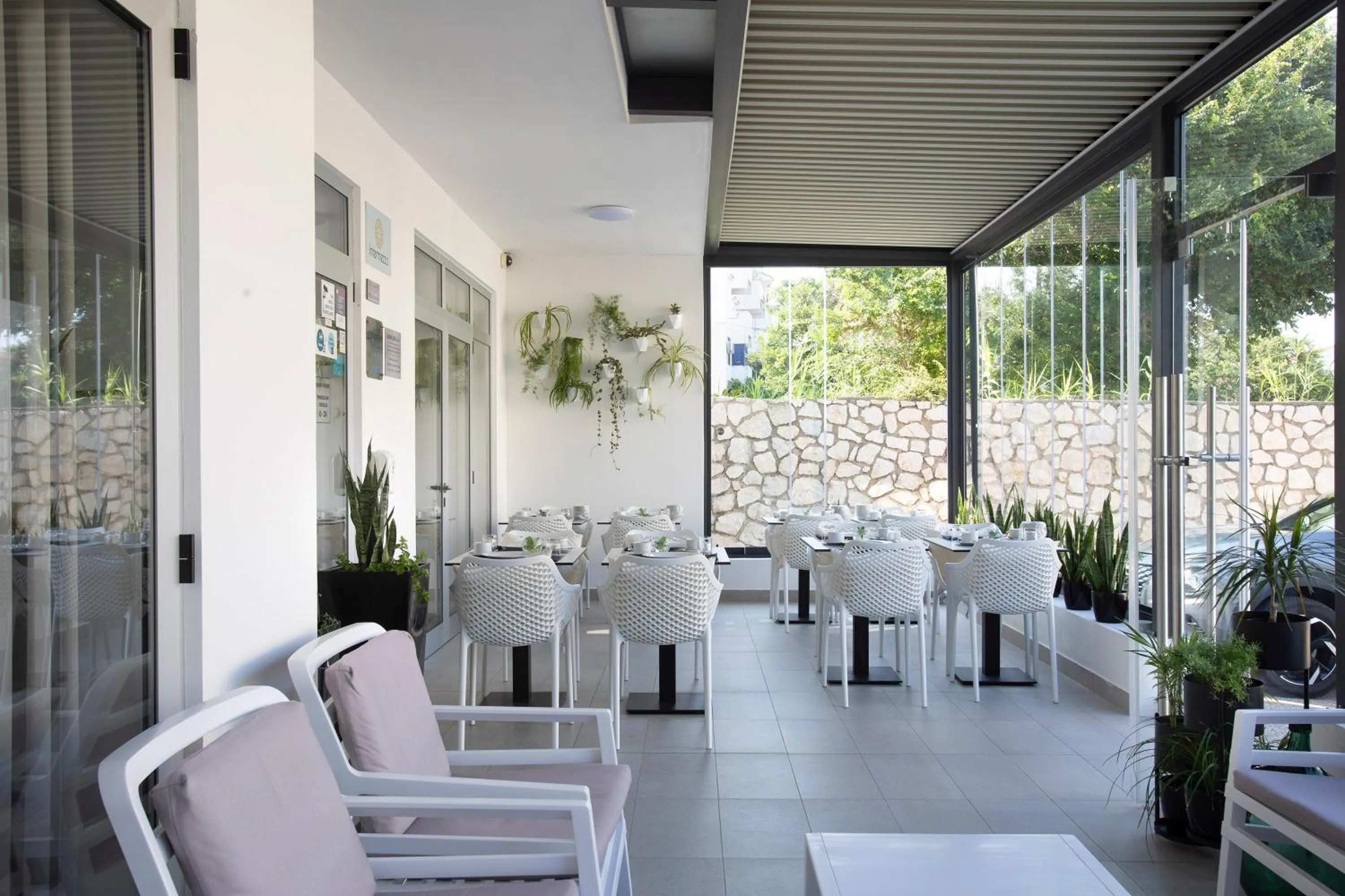 Balcony/Terrace in Boutique Hotel Intermezzo - Pag centre