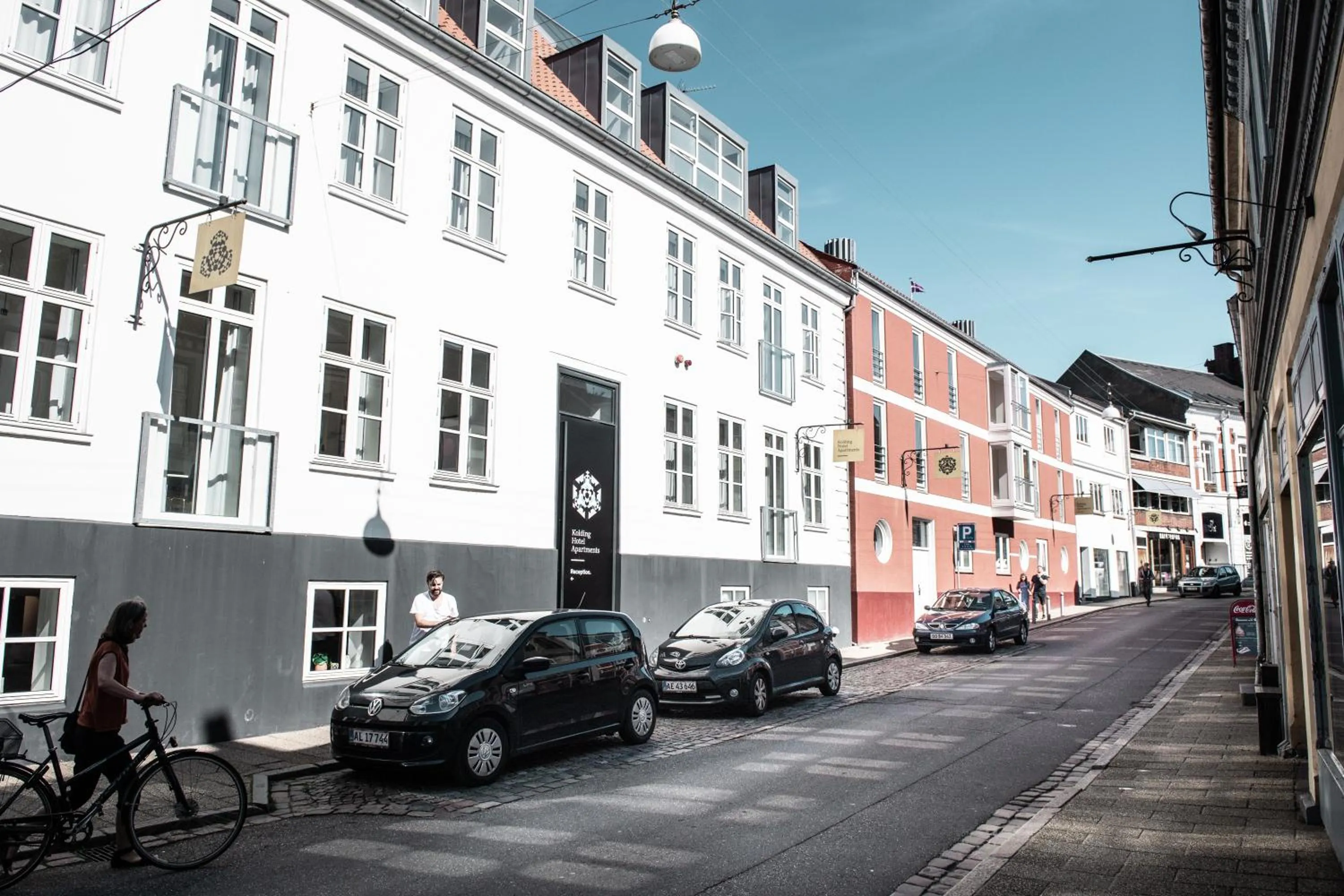 Street view in Kolding Hotel Apartments