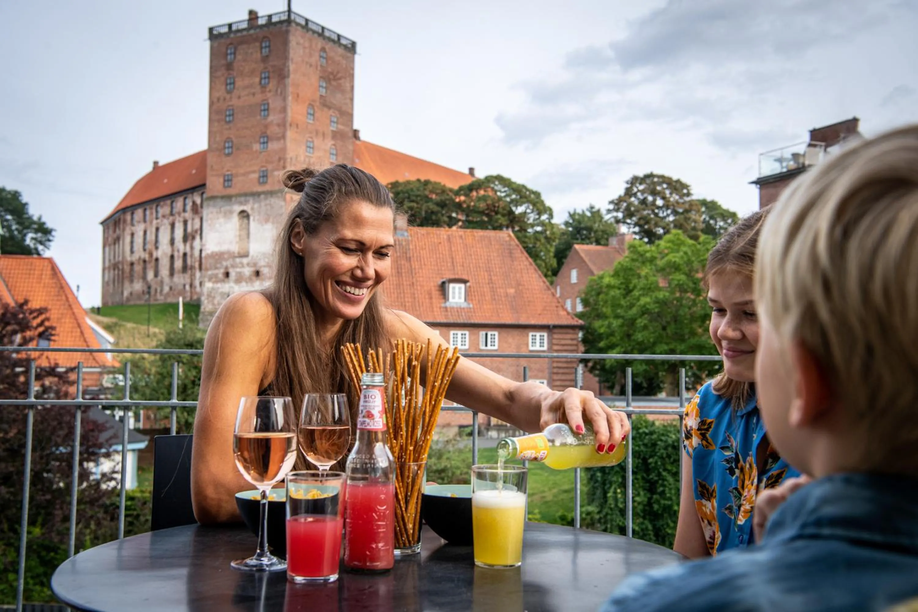 Balcony/Terrace in Kolding Hotel Apartments