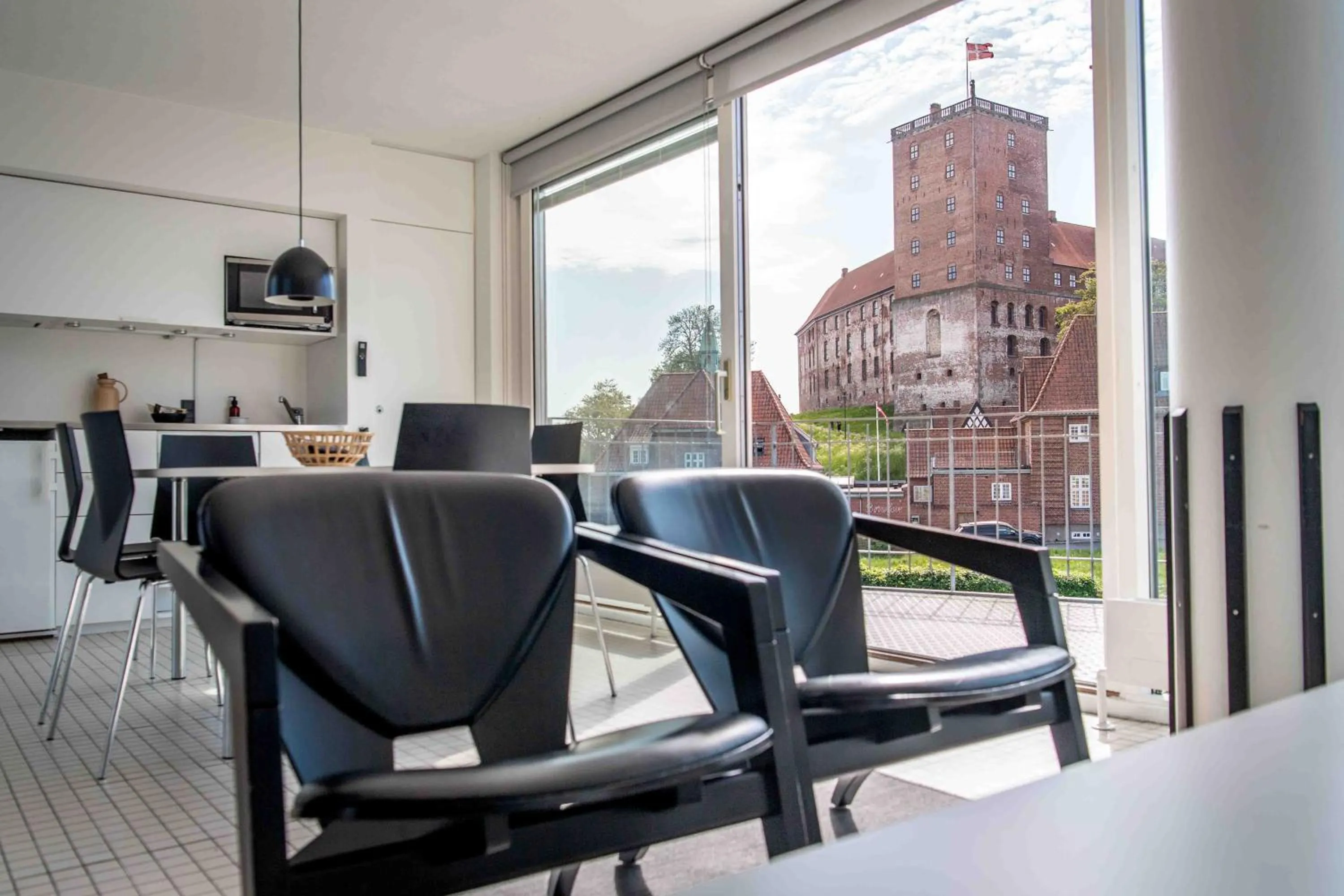 Living room in Kolding Hotel Apartments