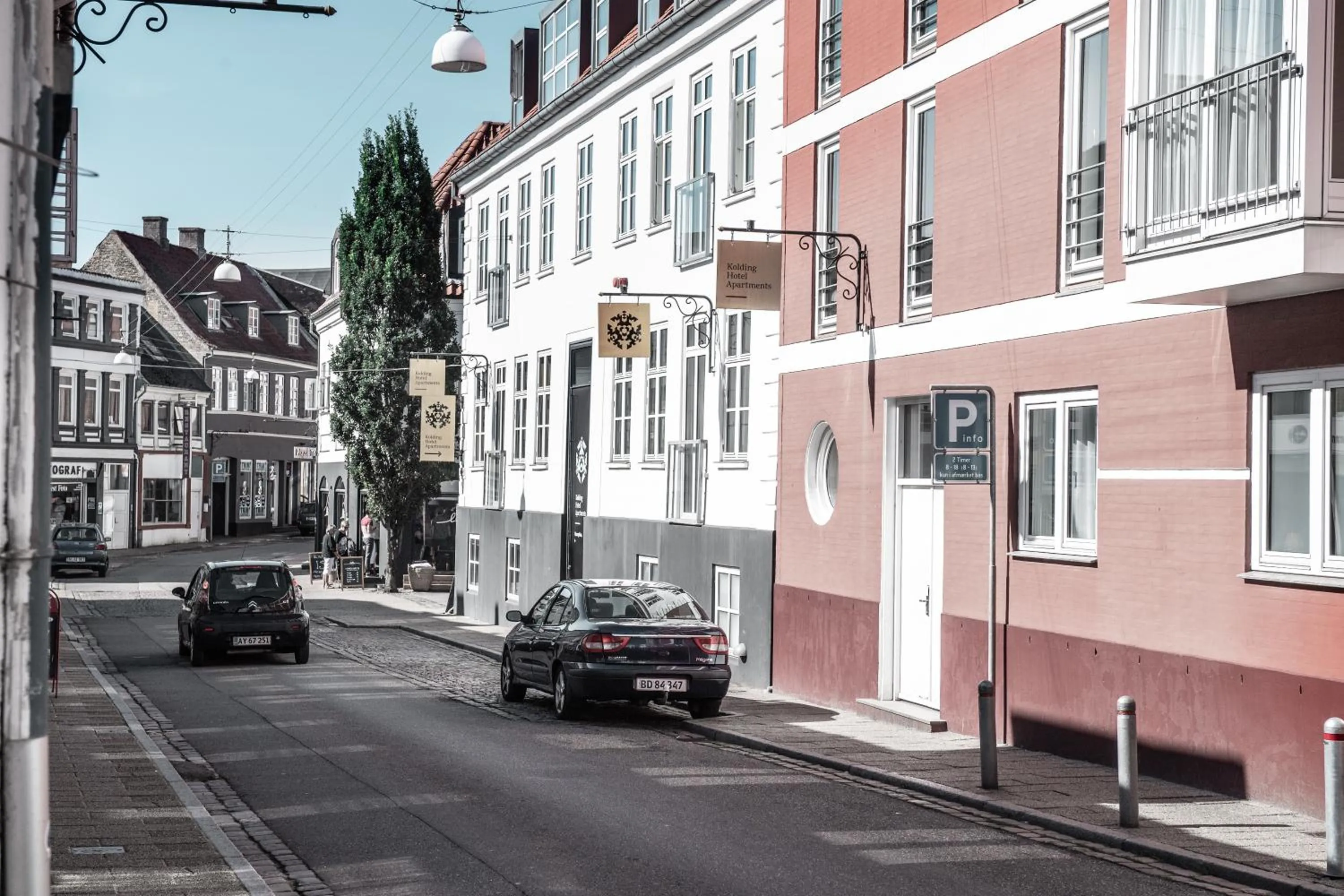 Street view in Kolding Hotel Apartments