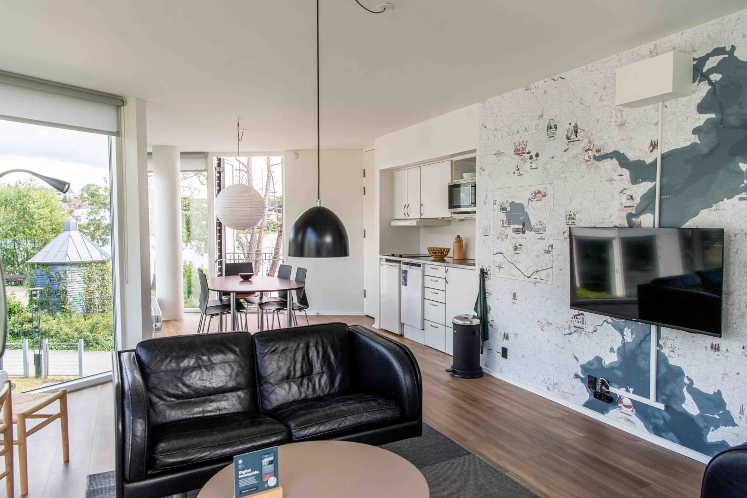 Living room in Kolding Hotel Apartments