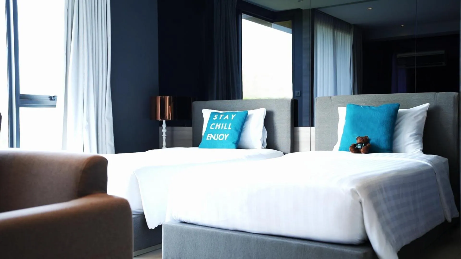 Bed in Seaphere Pattaya Hotel by Elite Suites