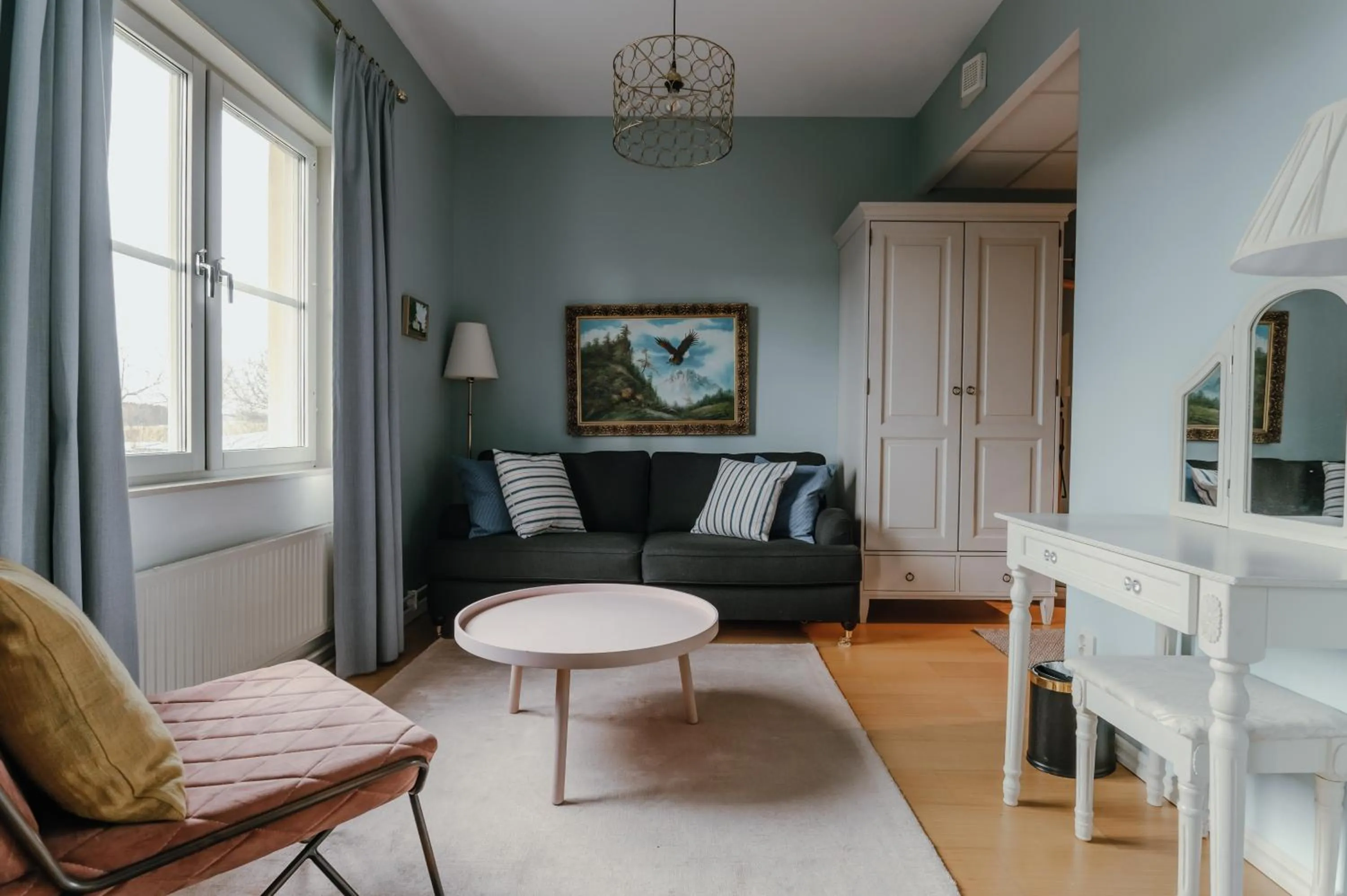 Seating area in Haga Slott