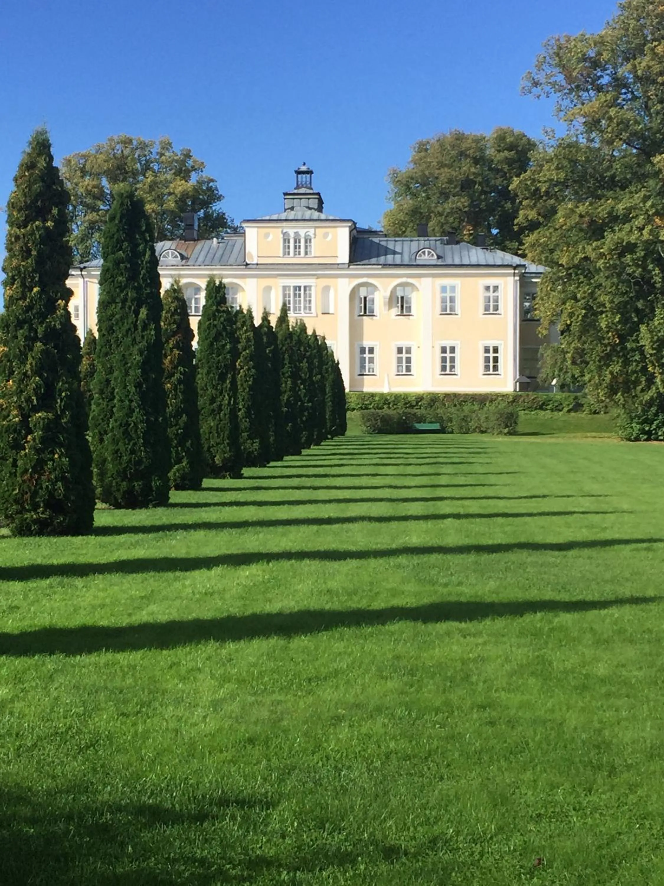 Garden view in Haga Slott