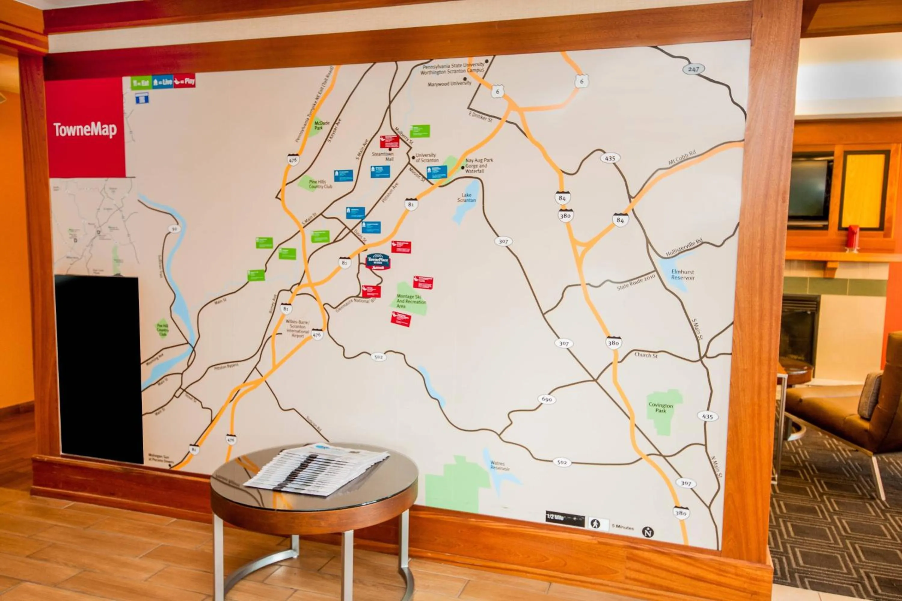 View (from property/room) in TownePlace Suites by Marriott Scranton Wilkes-Barre