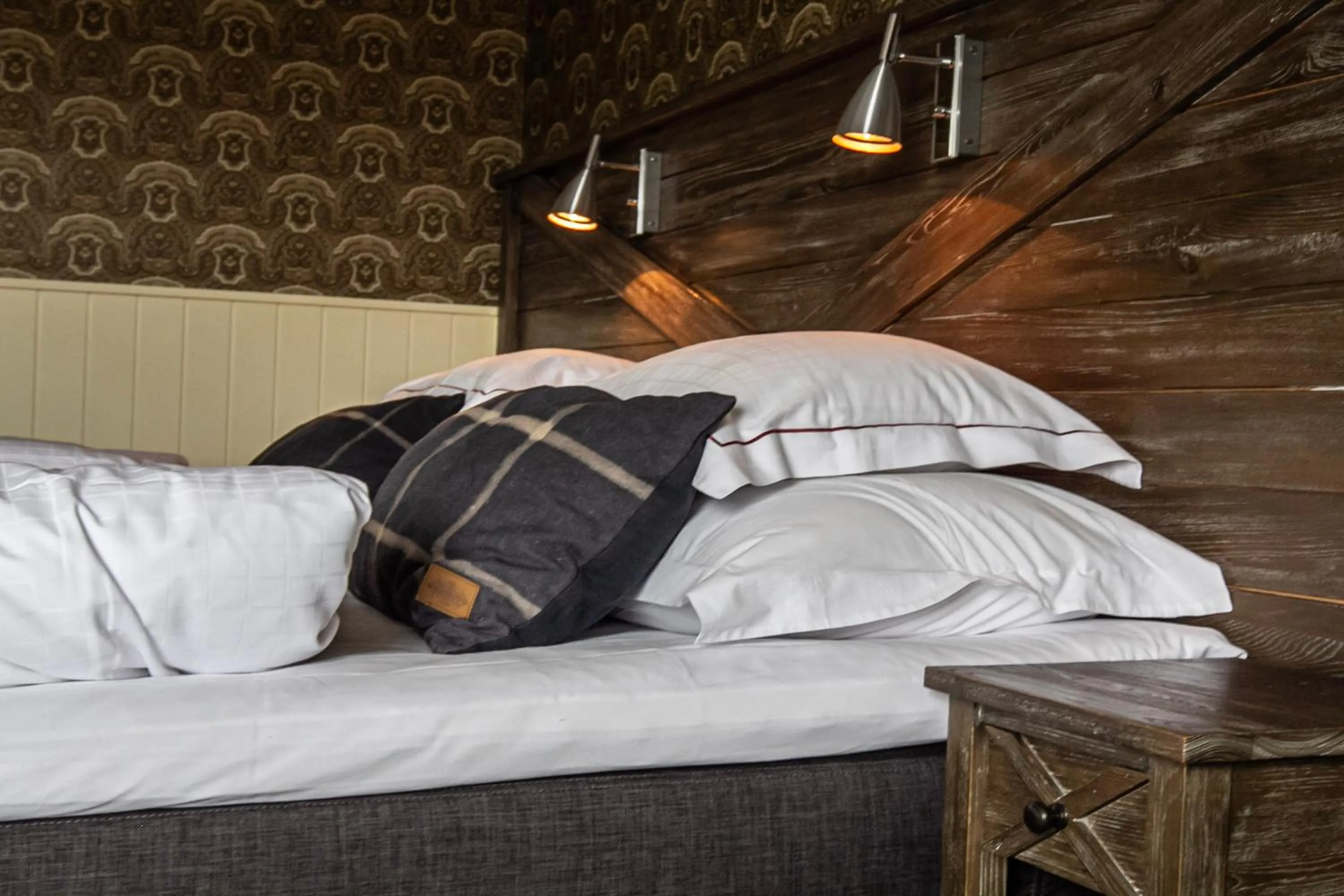 Bed in Sälens Högfjällshotell