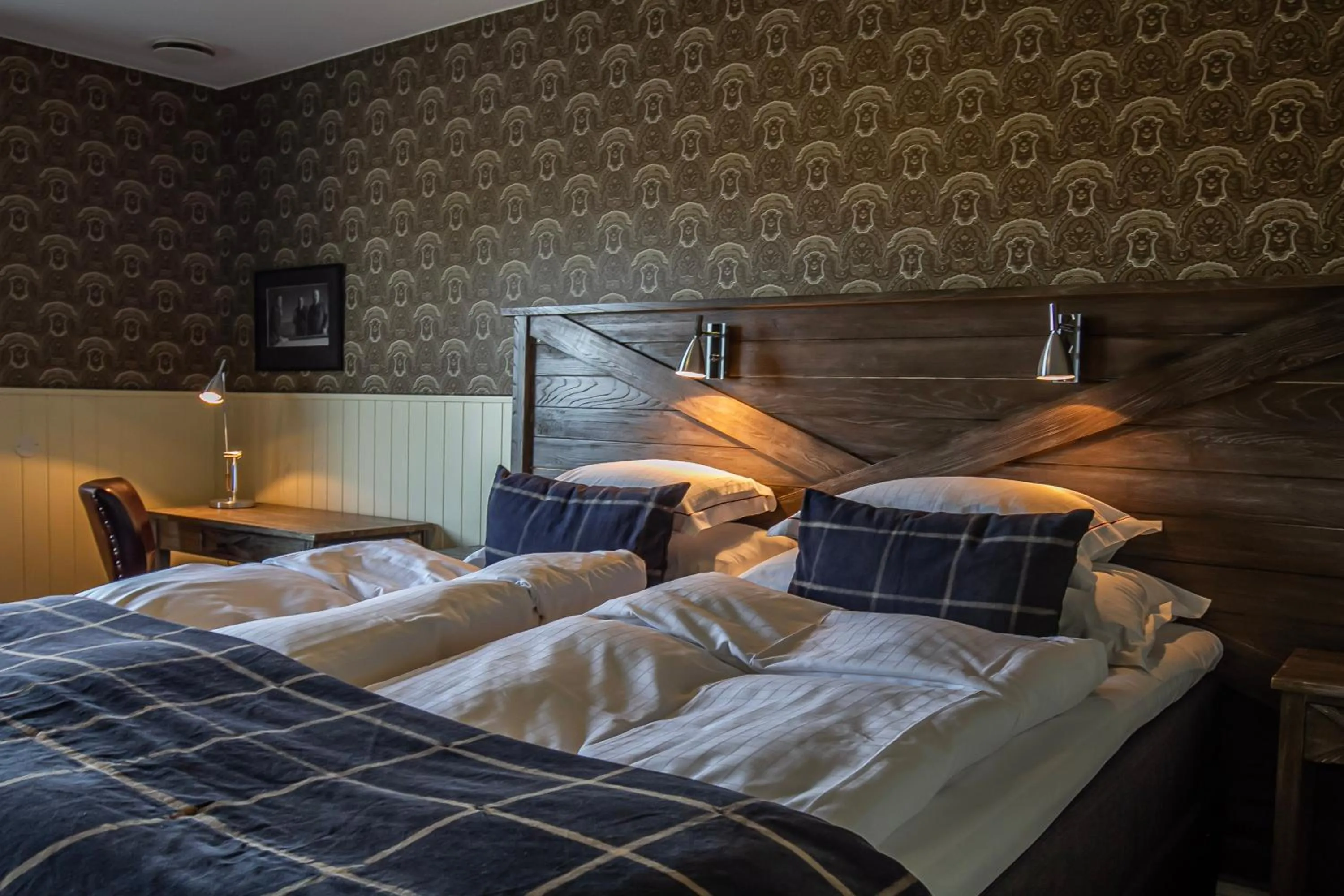 Bed in Sälens Högfjällshotell