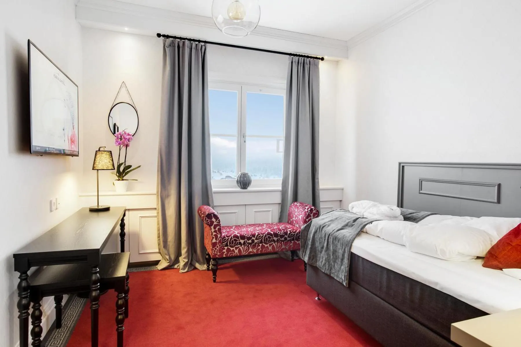 Bed in Sälens Högfjällshotell