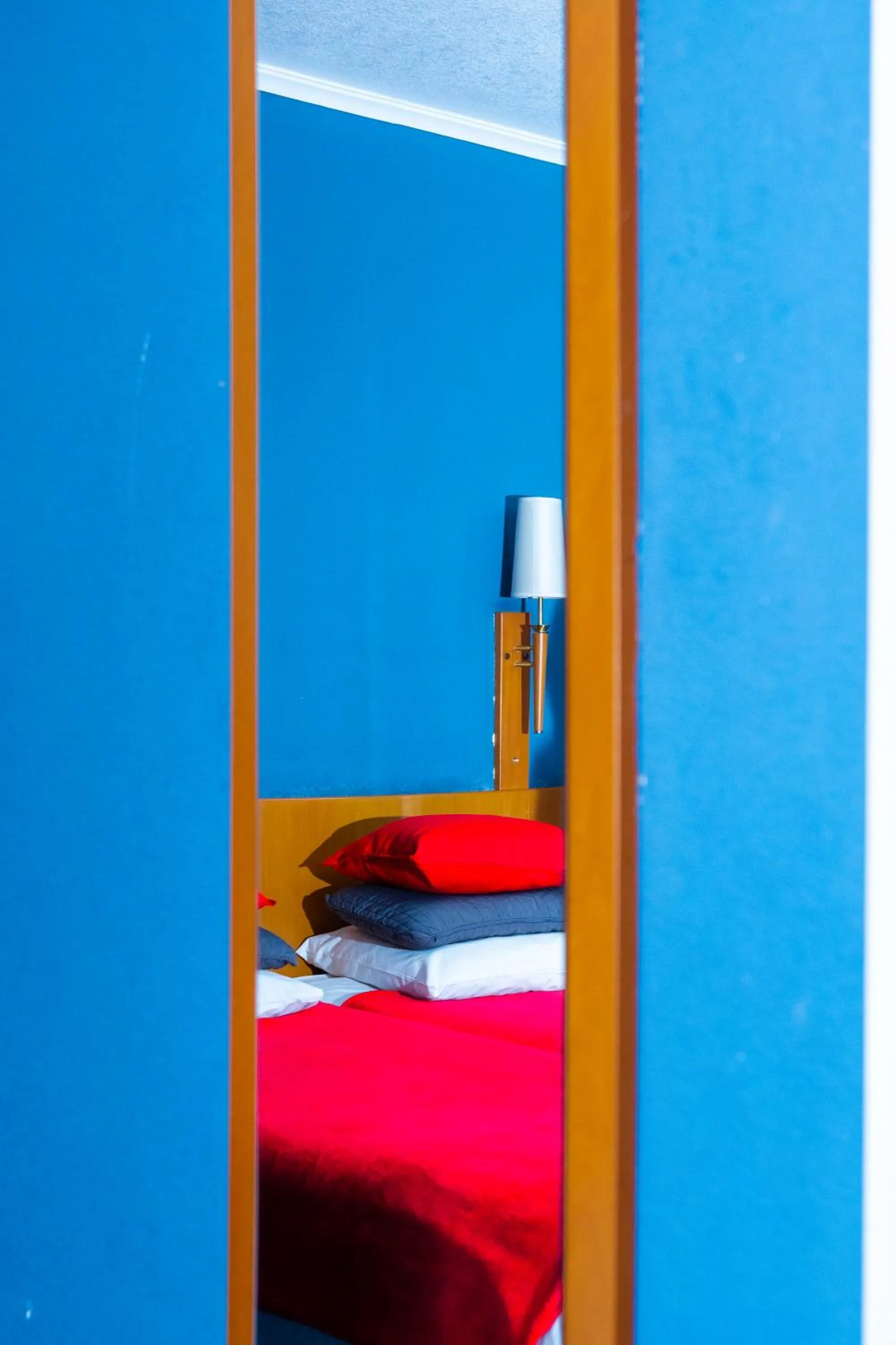 Bed in Hotel Professor Leuven Centrum