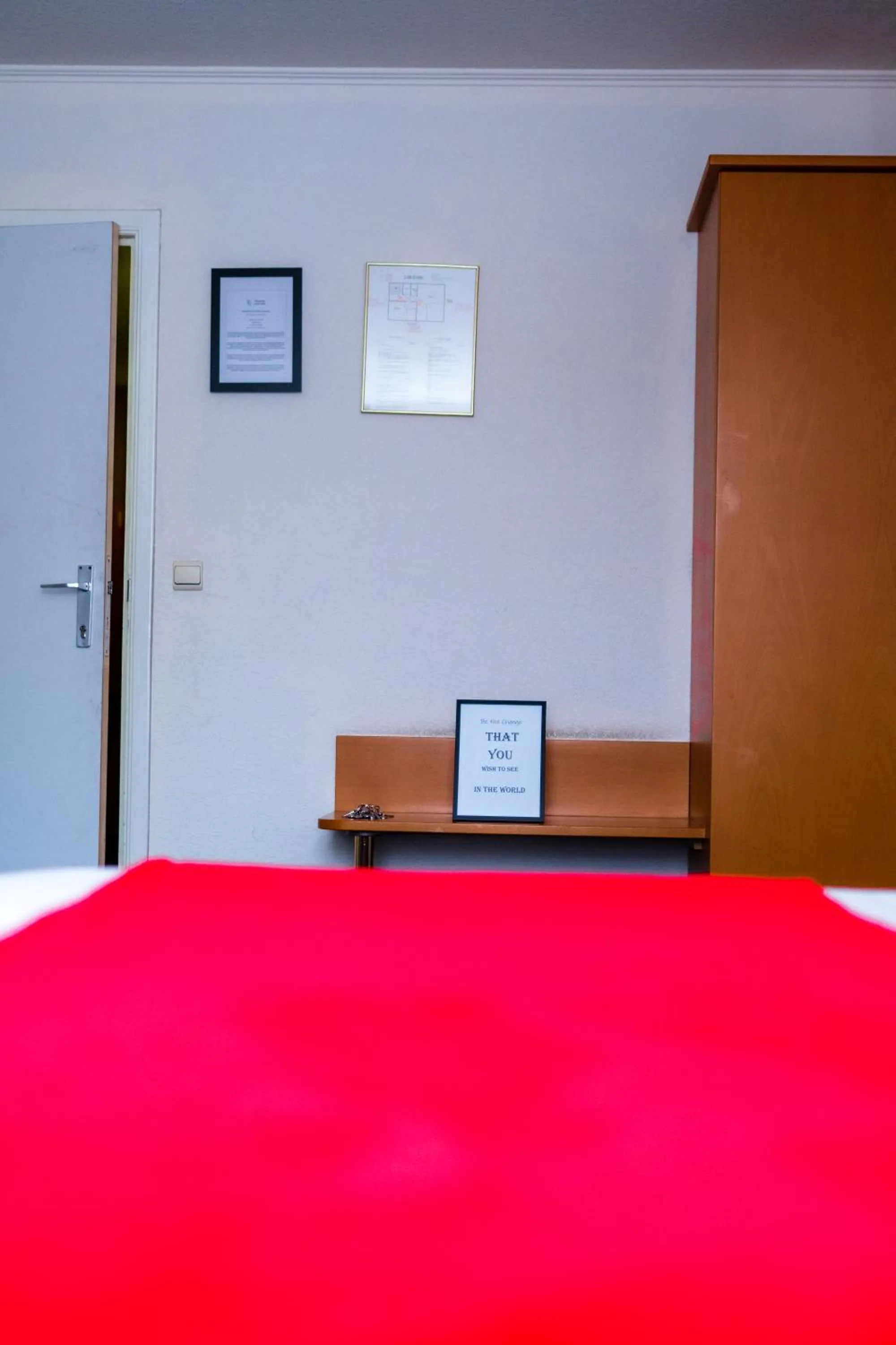 Bed in Hotel Professor Leuven Centrum