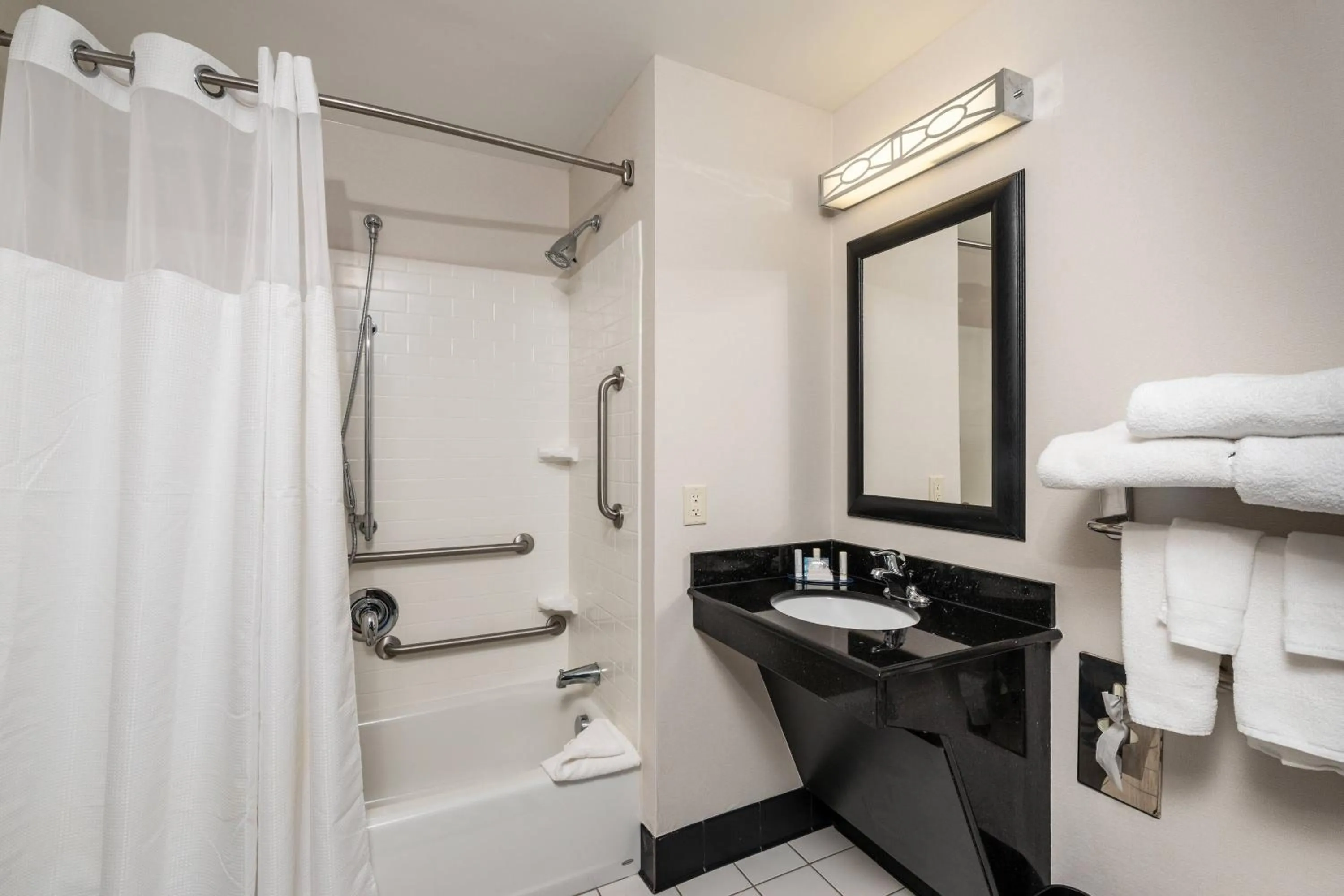 Bathroom in Fairfield Inn and Suites by Marriott New Bedford