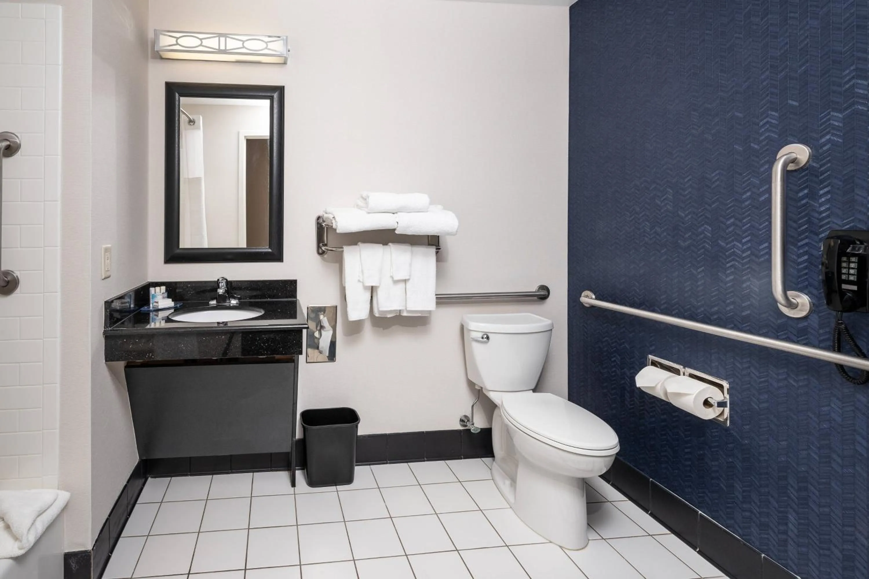Bathroom in Fairfield Inn and Suites by Marriott New Bedford