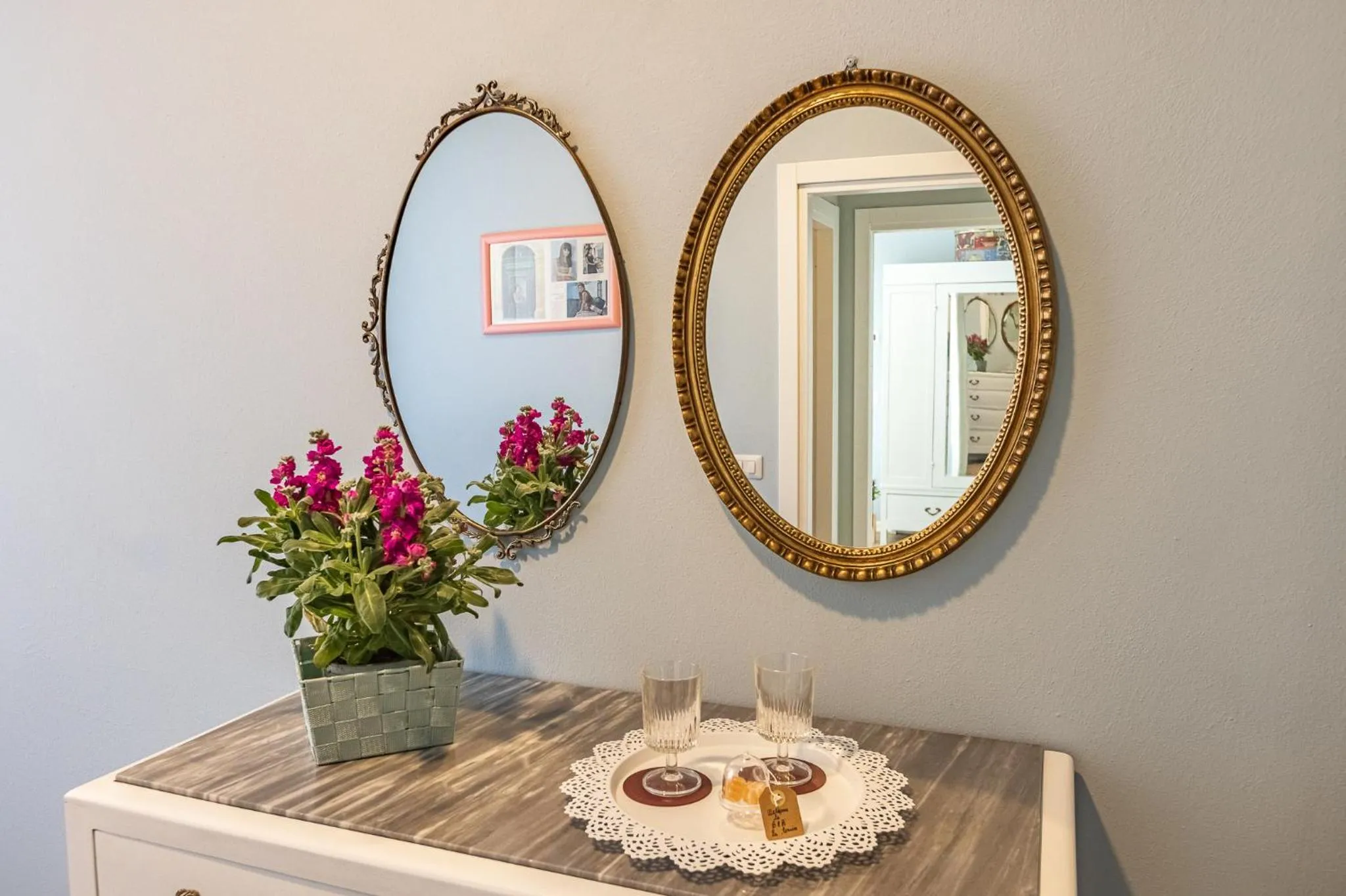 Decorative detail in B&B La Cornice