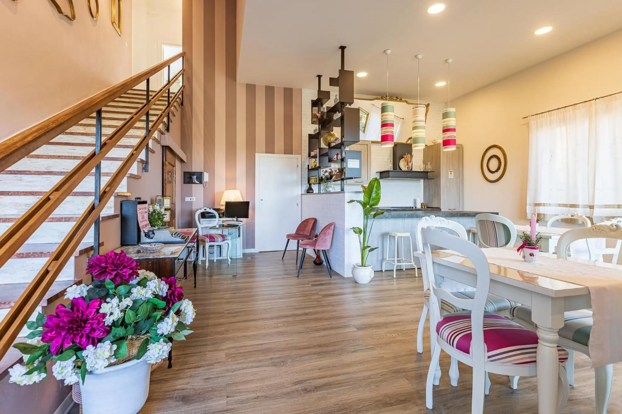 Communal lounge/ TV room in B&B La Cornice