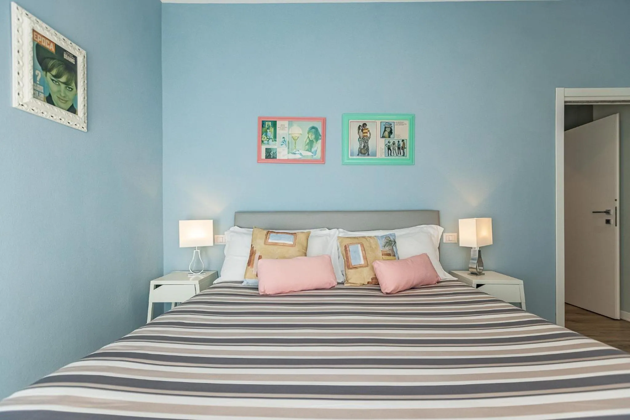 Bedroom, Bed in B&B La Cornice