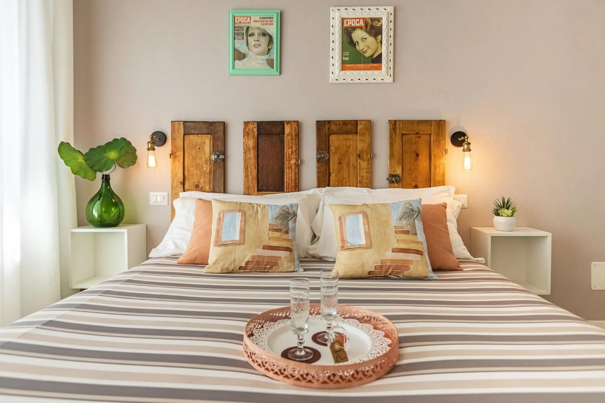 Bedroom, Bed in B&B La Cornice