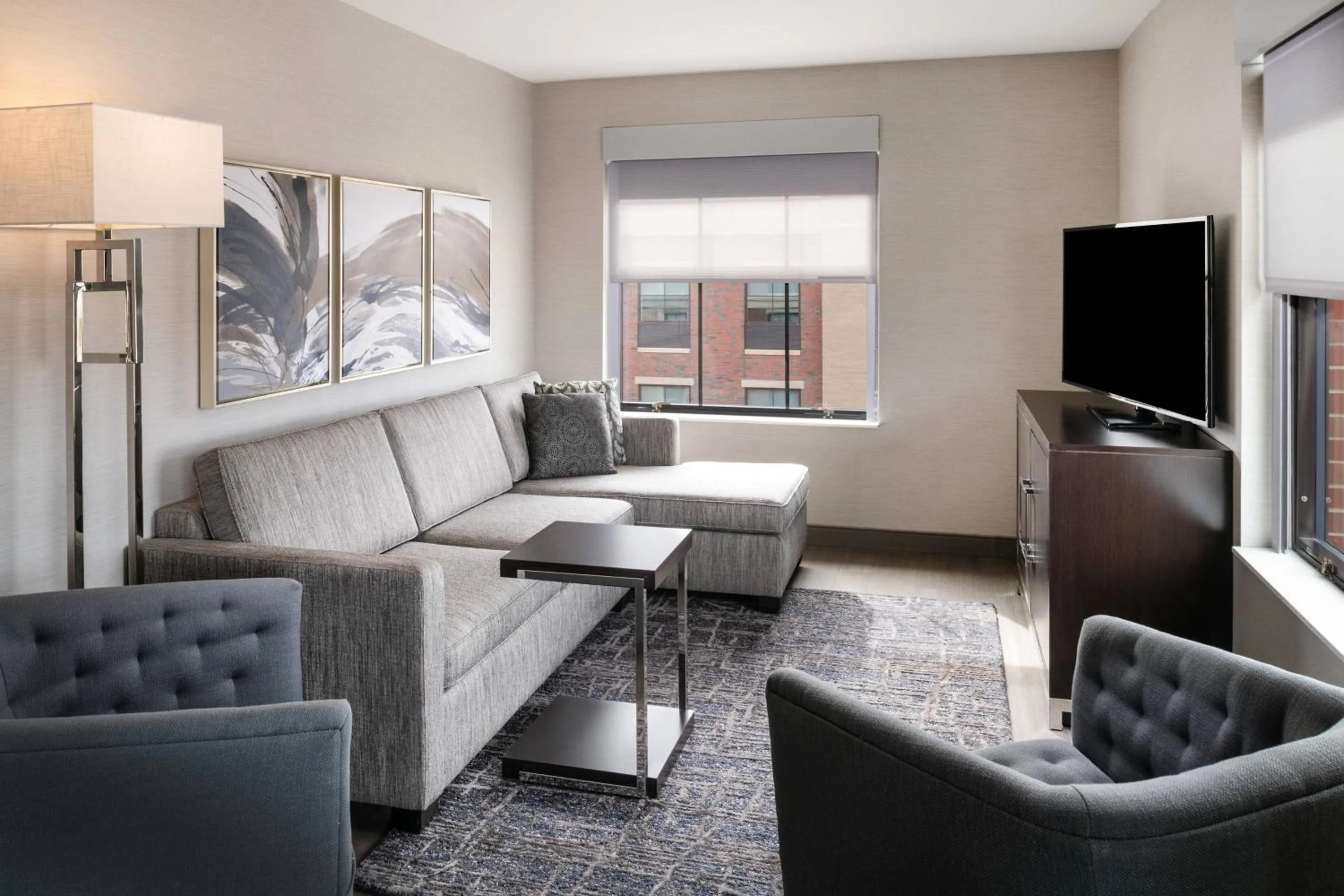 Living room in Residence Inn by Marriott Portsmouth Downtown