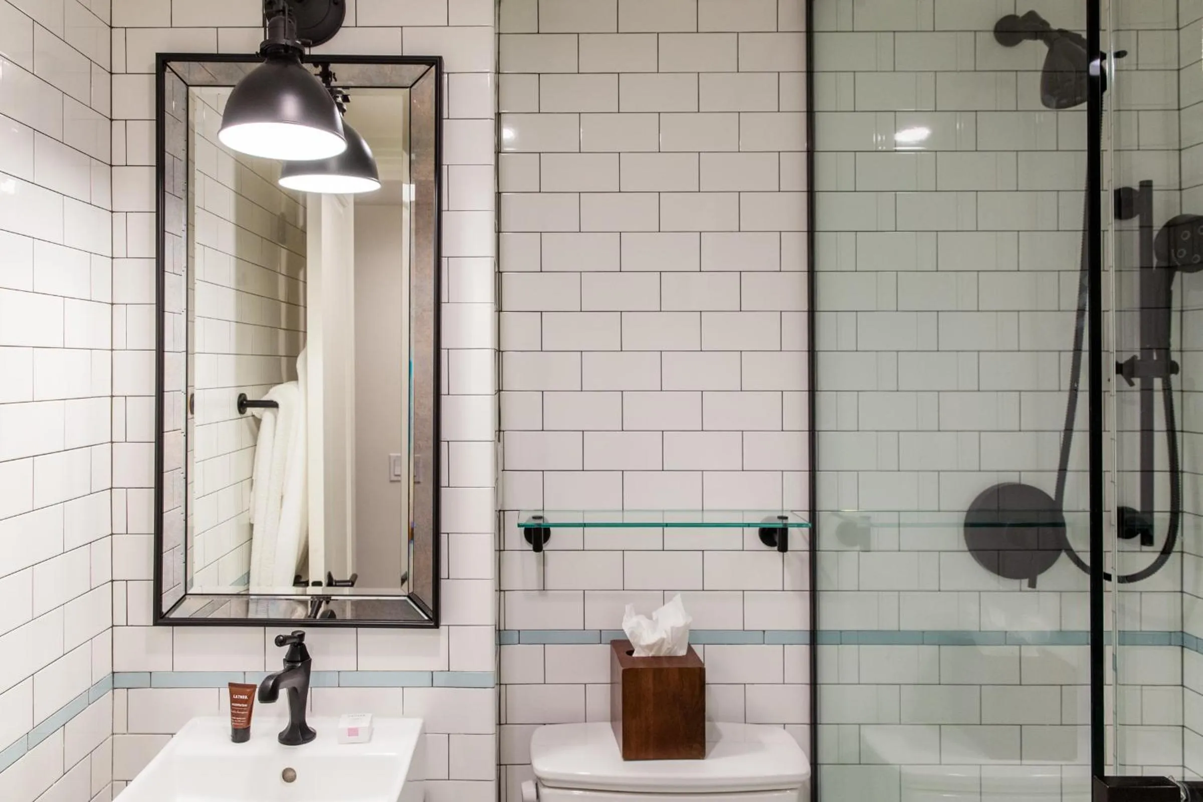 Bathroom in Hotel Theodore Seattle Downtown, Tapestry by Hilton