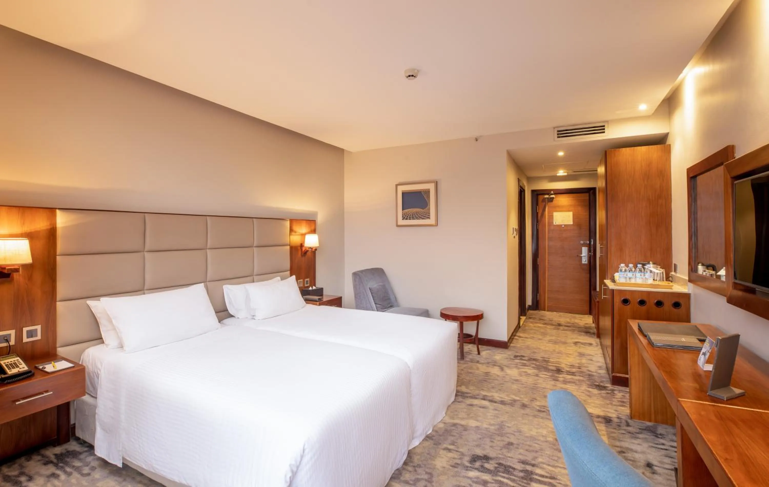 Bed in Golden Tulip Canaan Kampala