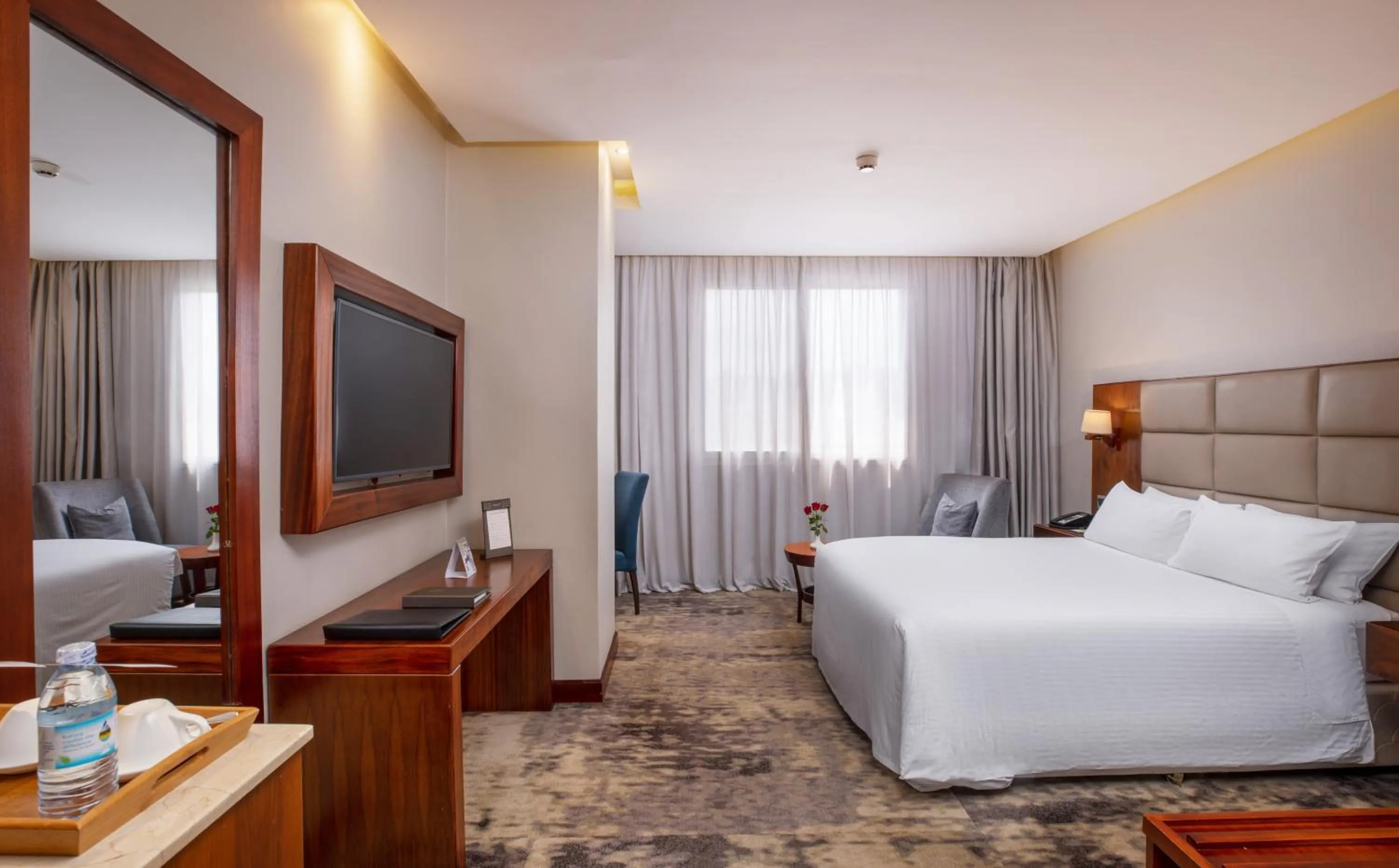 Bed in Golden Tulip Canaan Kampala