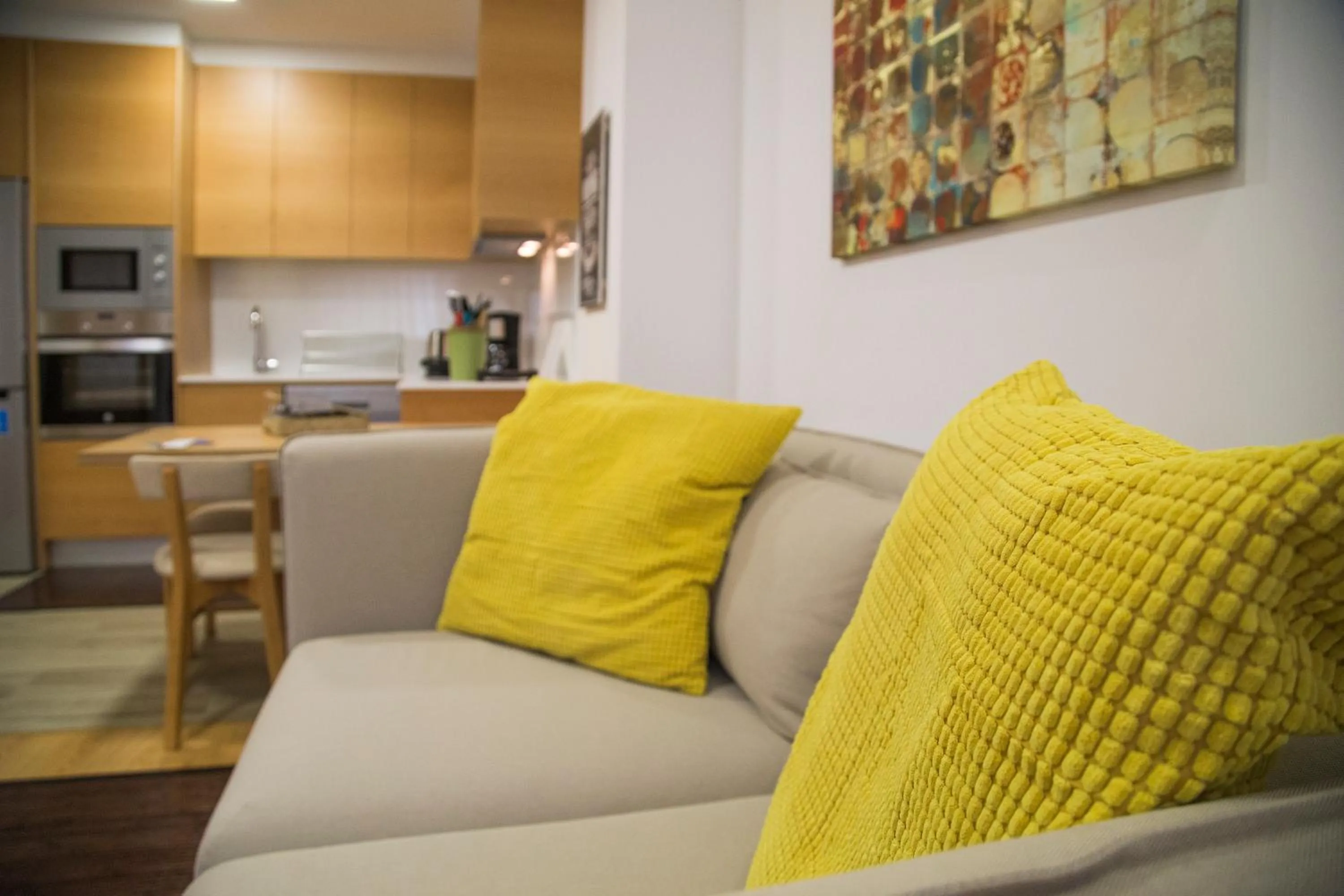 Kitchen or kitchenette in Spot Apartments Trindade
