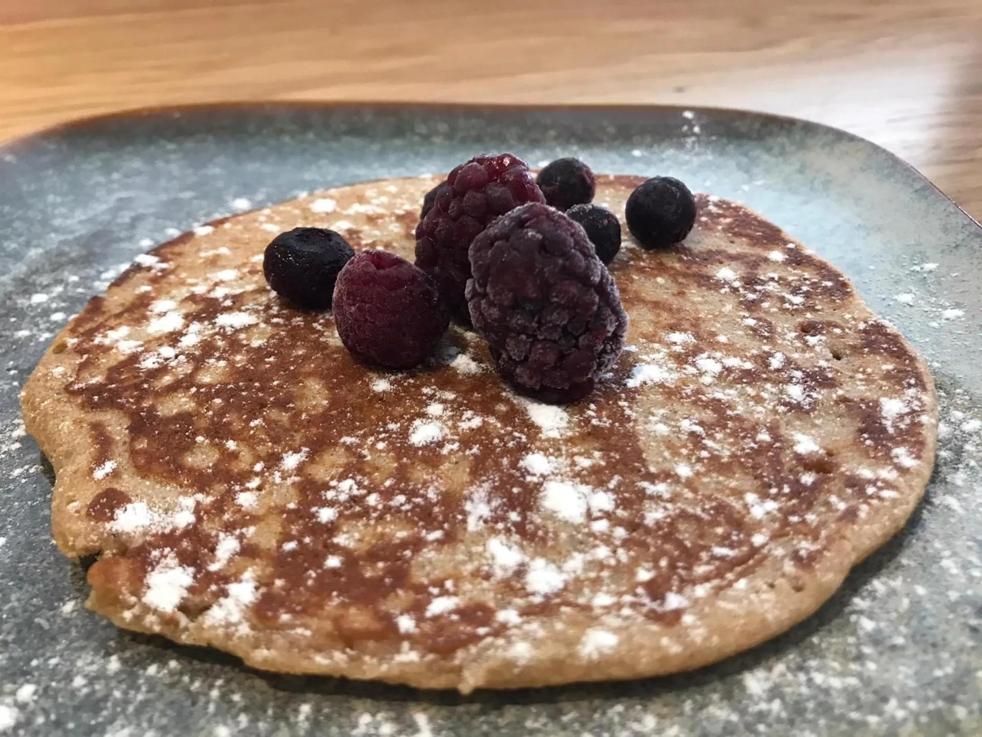 American breakfast in Spot Apartments Trindade
