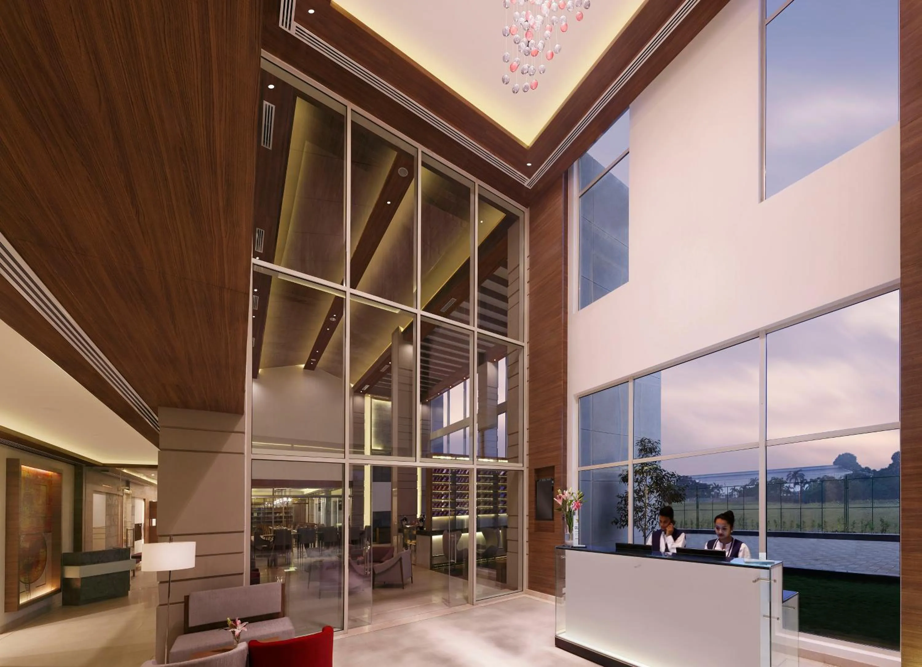 Lobby or reception in Mercure Chennai Sriperumbudur