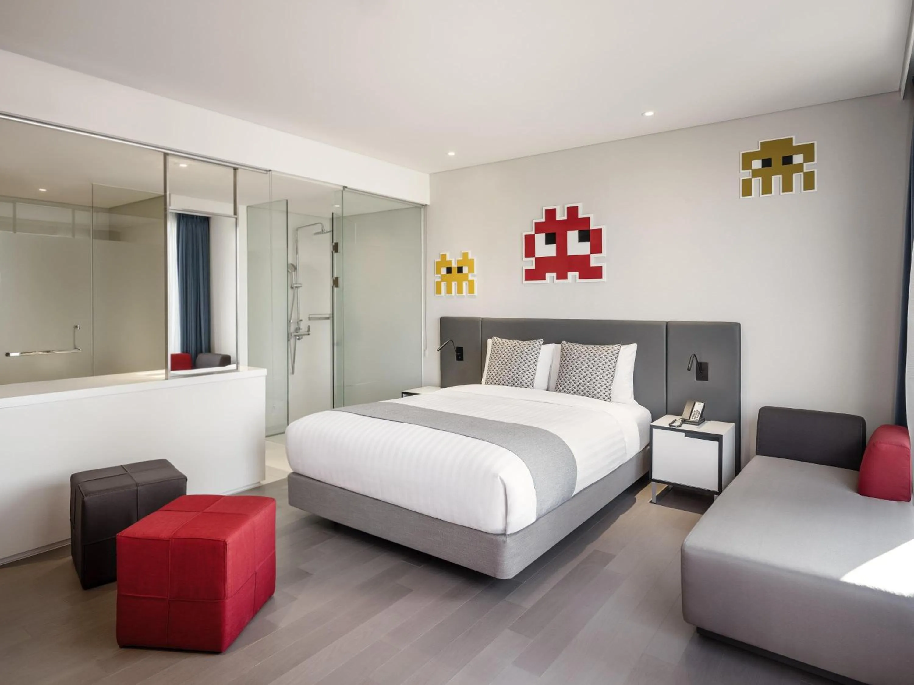 Bedroom, Bed in ibis Styles Ambassador Seoul Yongsan