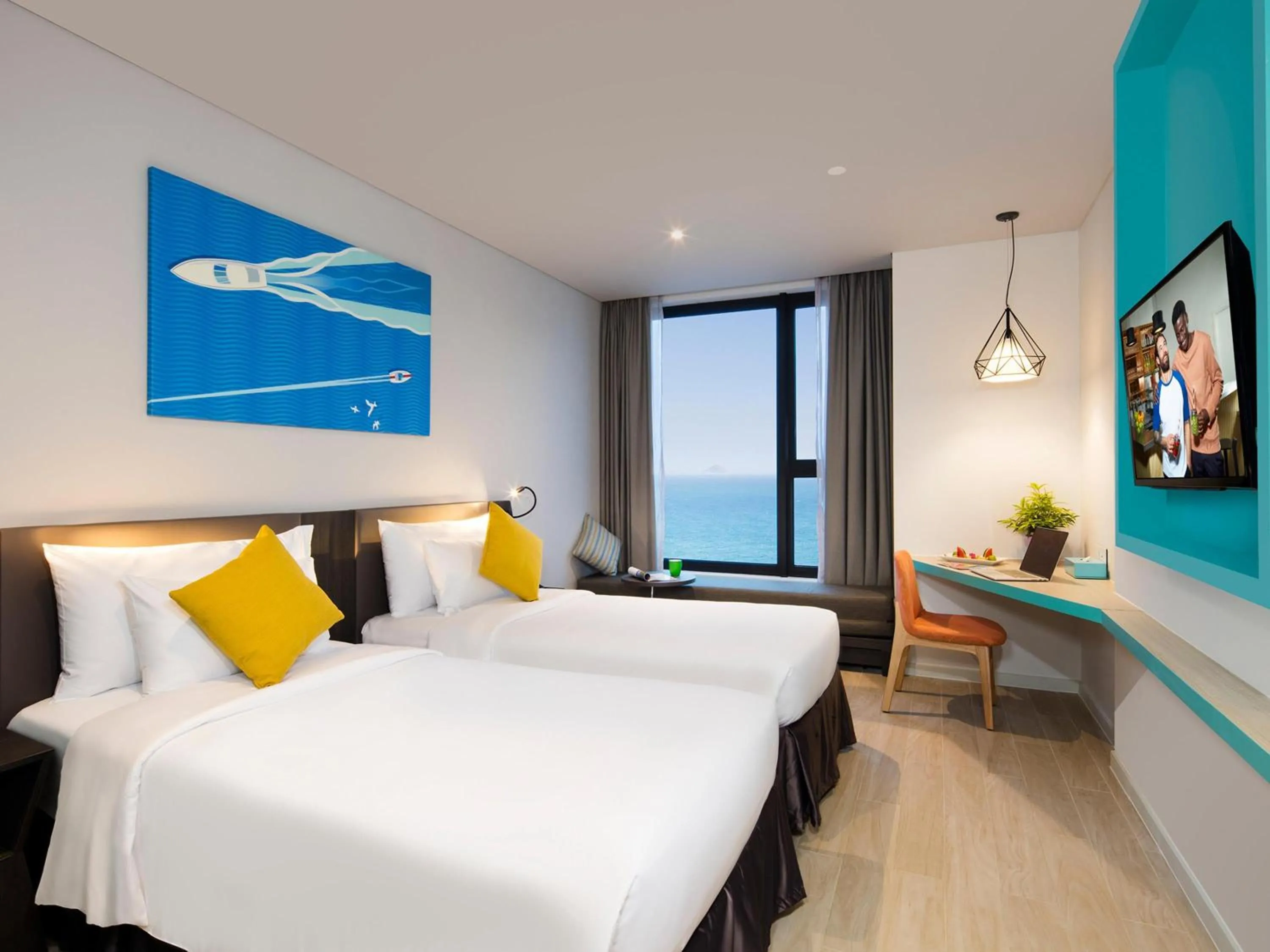 Bedroom, Bed in ibis Styles Nha Trang