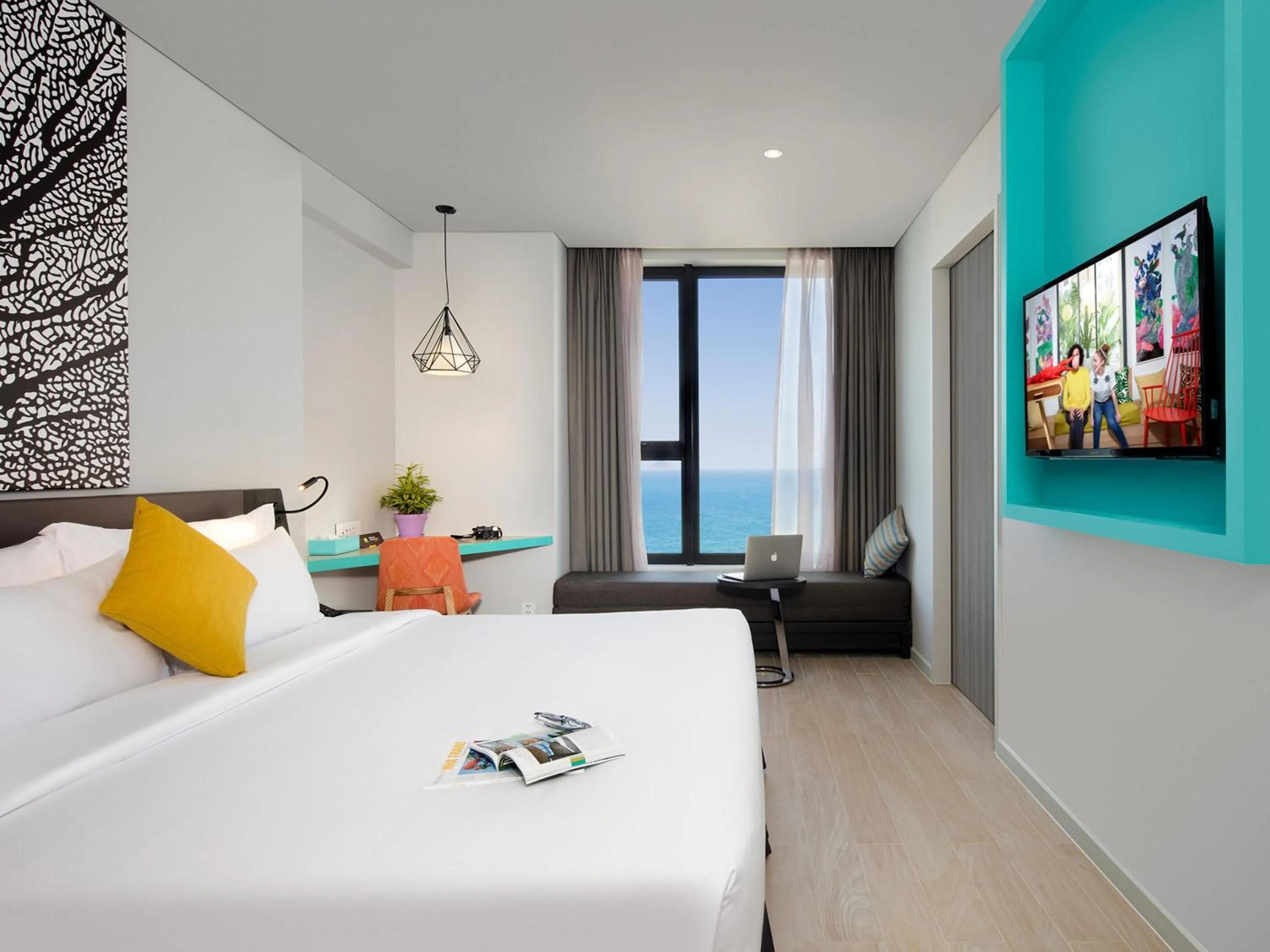 Bedroom, Bed in ibis Styles Nha Trang