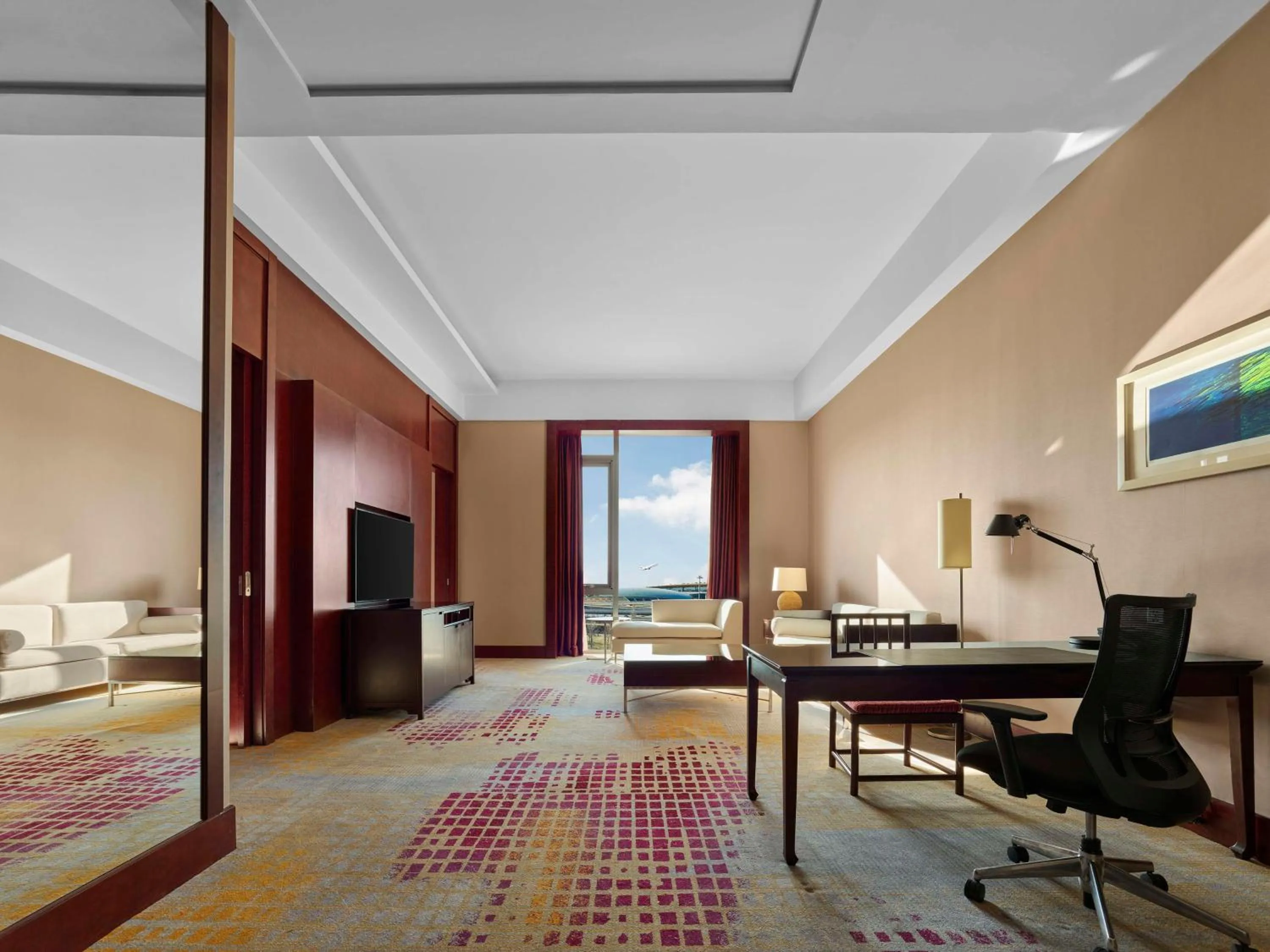 Living room in Hilton Beijing Capital Airport