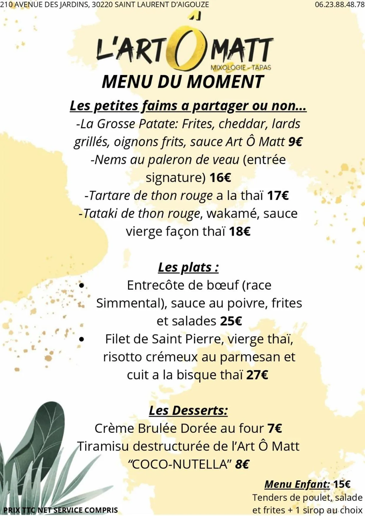 Restaurant/places to eat in Lou Garbin