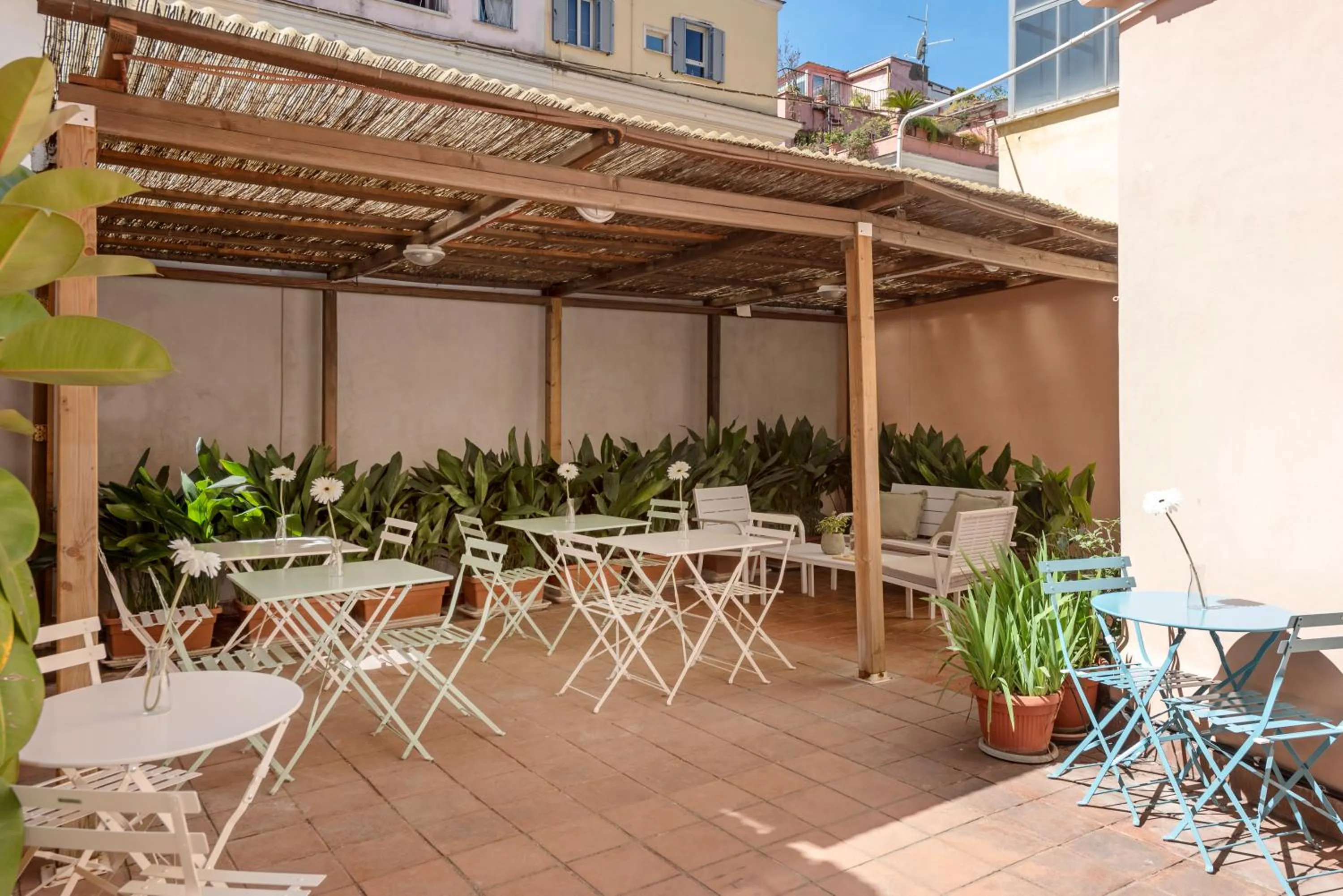 Patio in Hotel Parker - Gruppo BLAM HOTELS