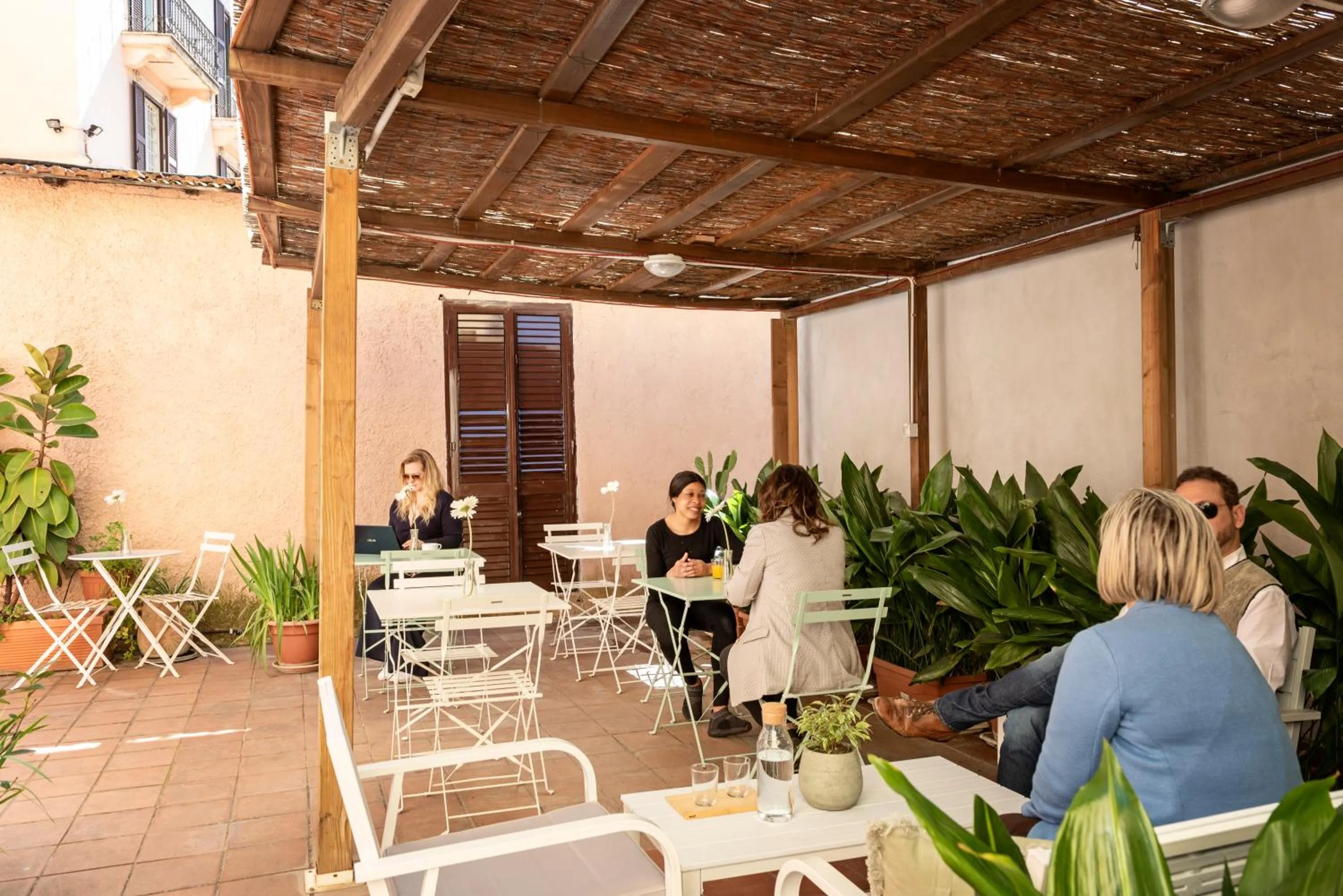 Patio in Hotel Parker - Gruppo BLAM HOTELS