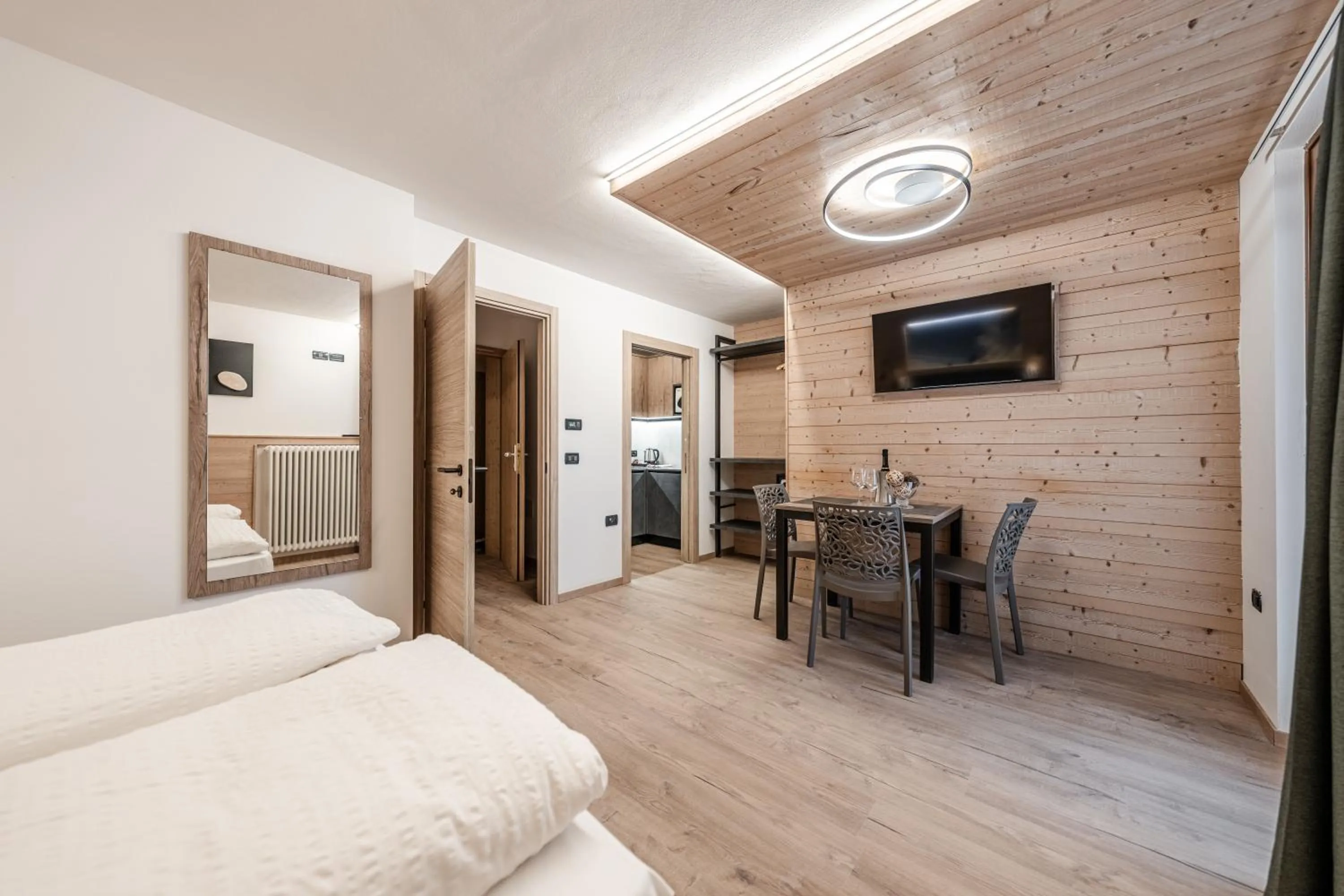 Photo of the whole room, Bed in Gaia Residence Hotel