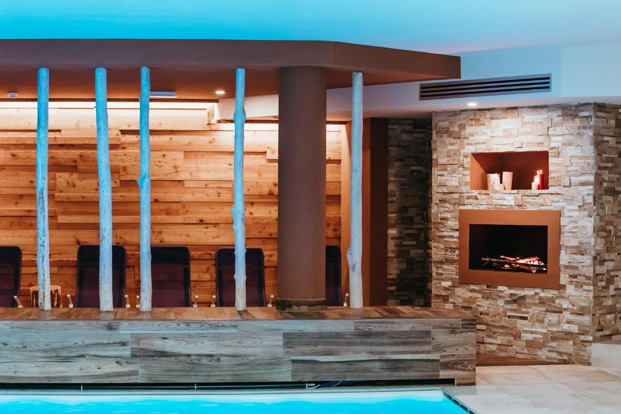 Decorative detail in Gaia Residence Hotel