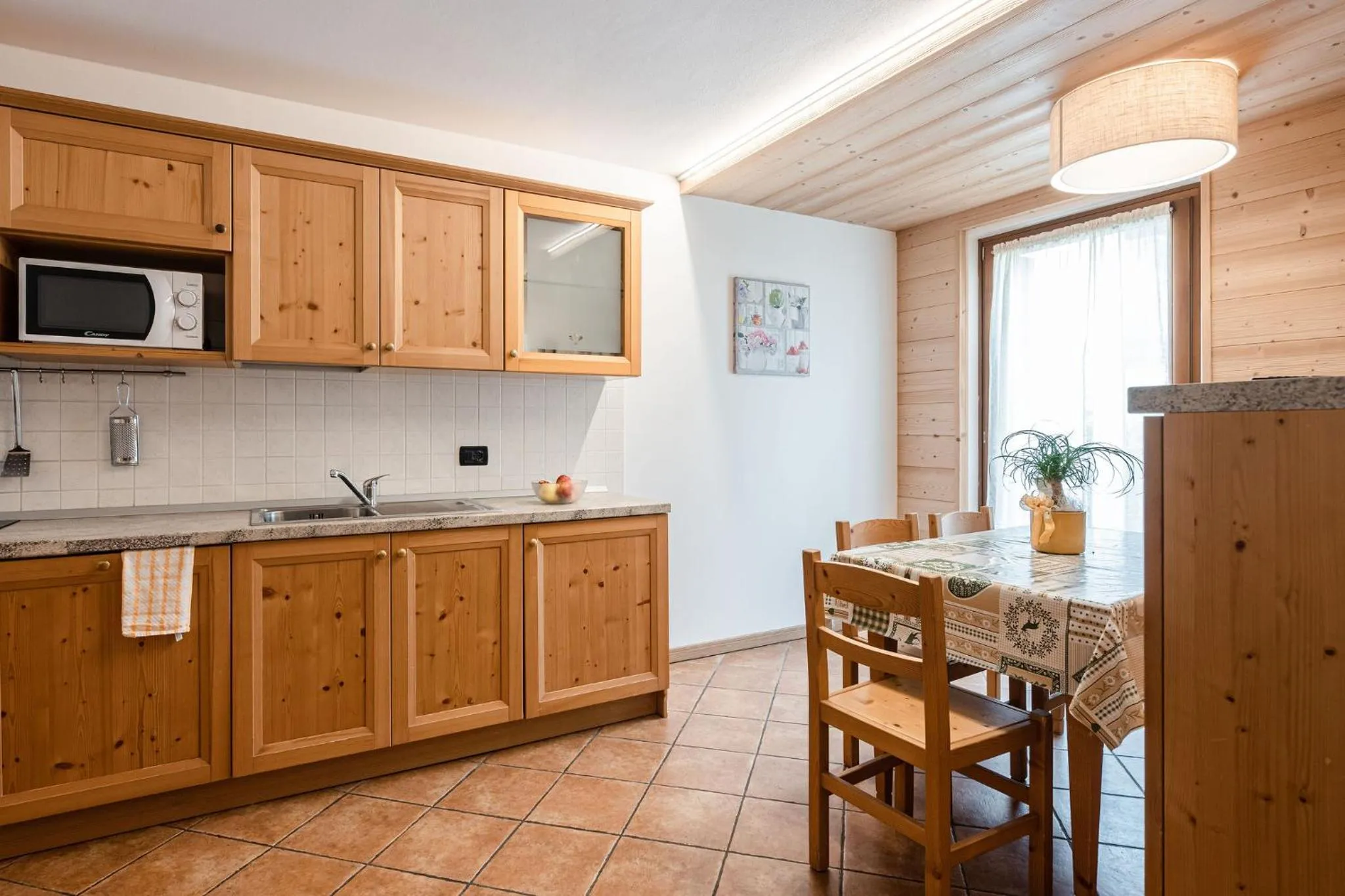 kitchen in Gaia Residence Hotel