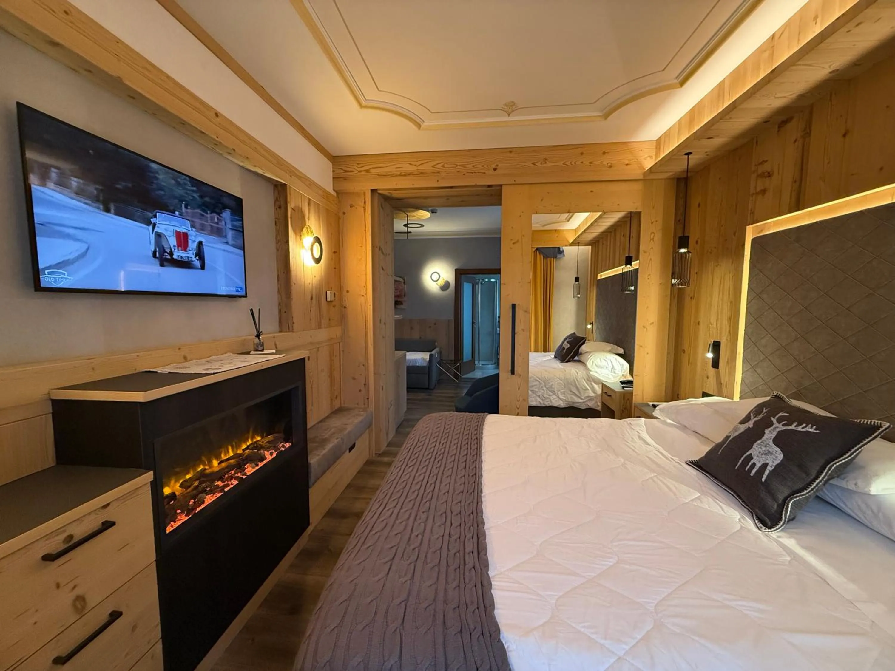 Bed in Alexander Hotel Alpine Wellness Dolomites