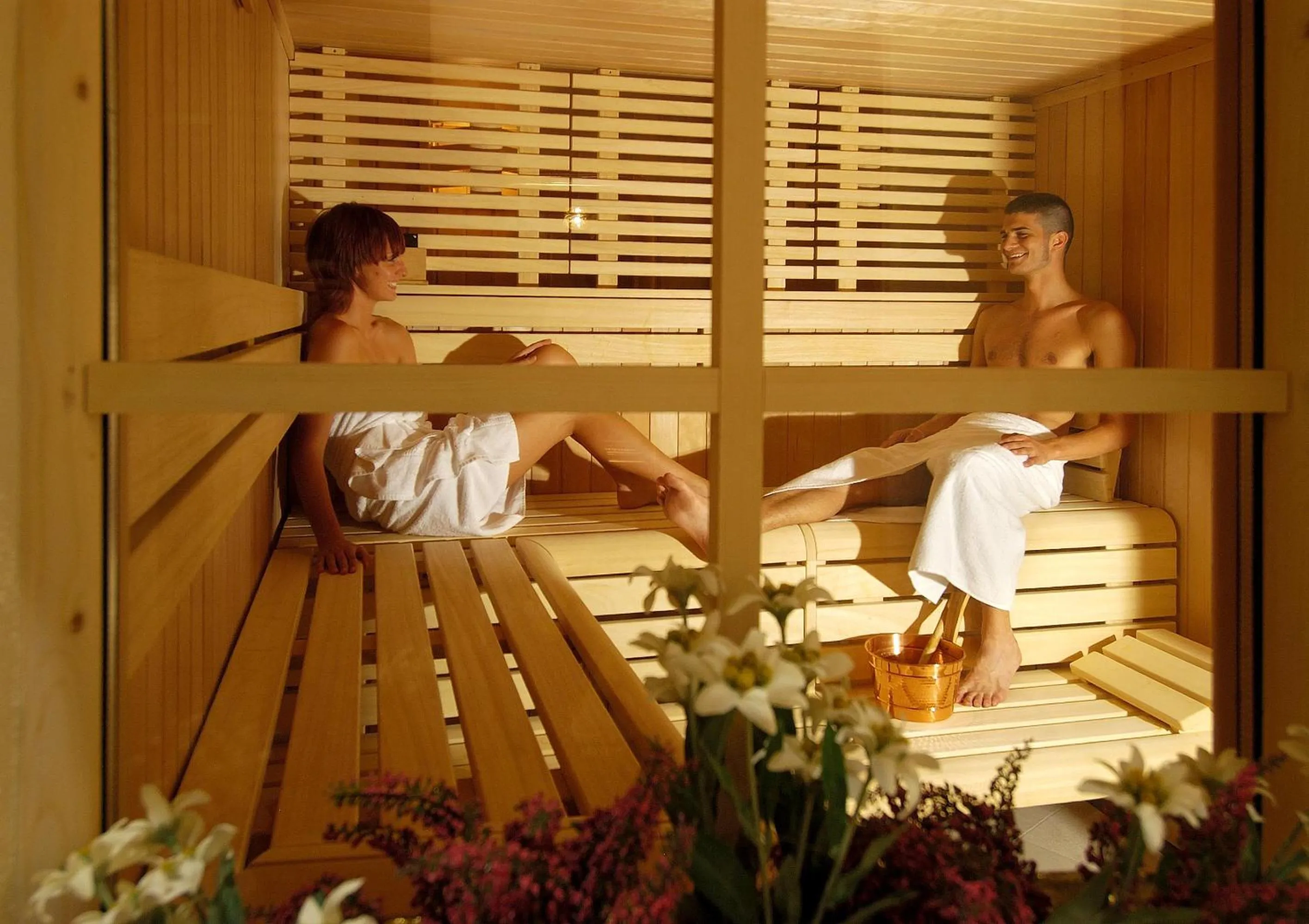 Sauna in Alexander Hotel Alpine Wellness Dolomites