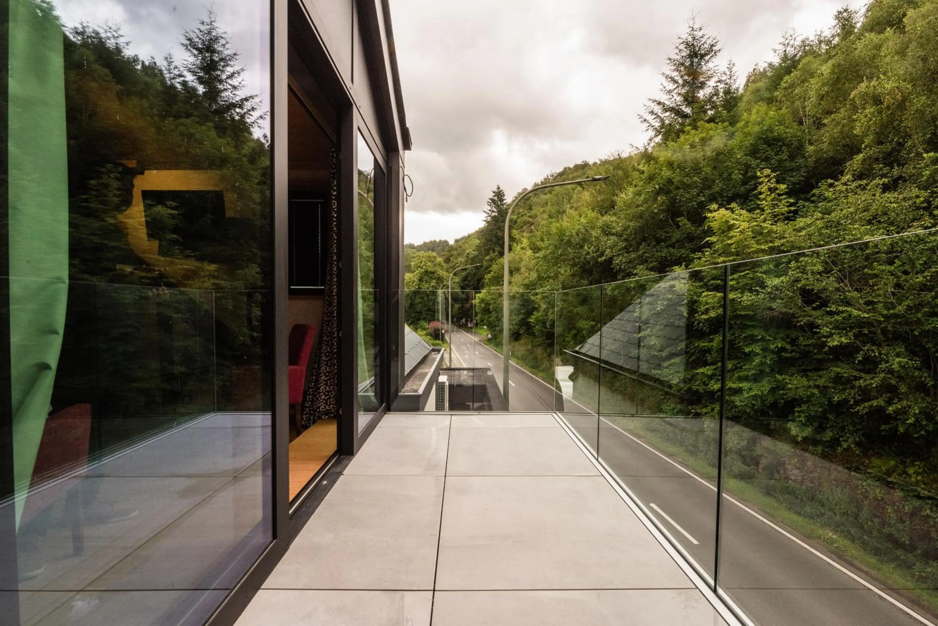 Balcony/Terrace in Hostellerie La Claire Fontaine, Logis hôtels & Spa