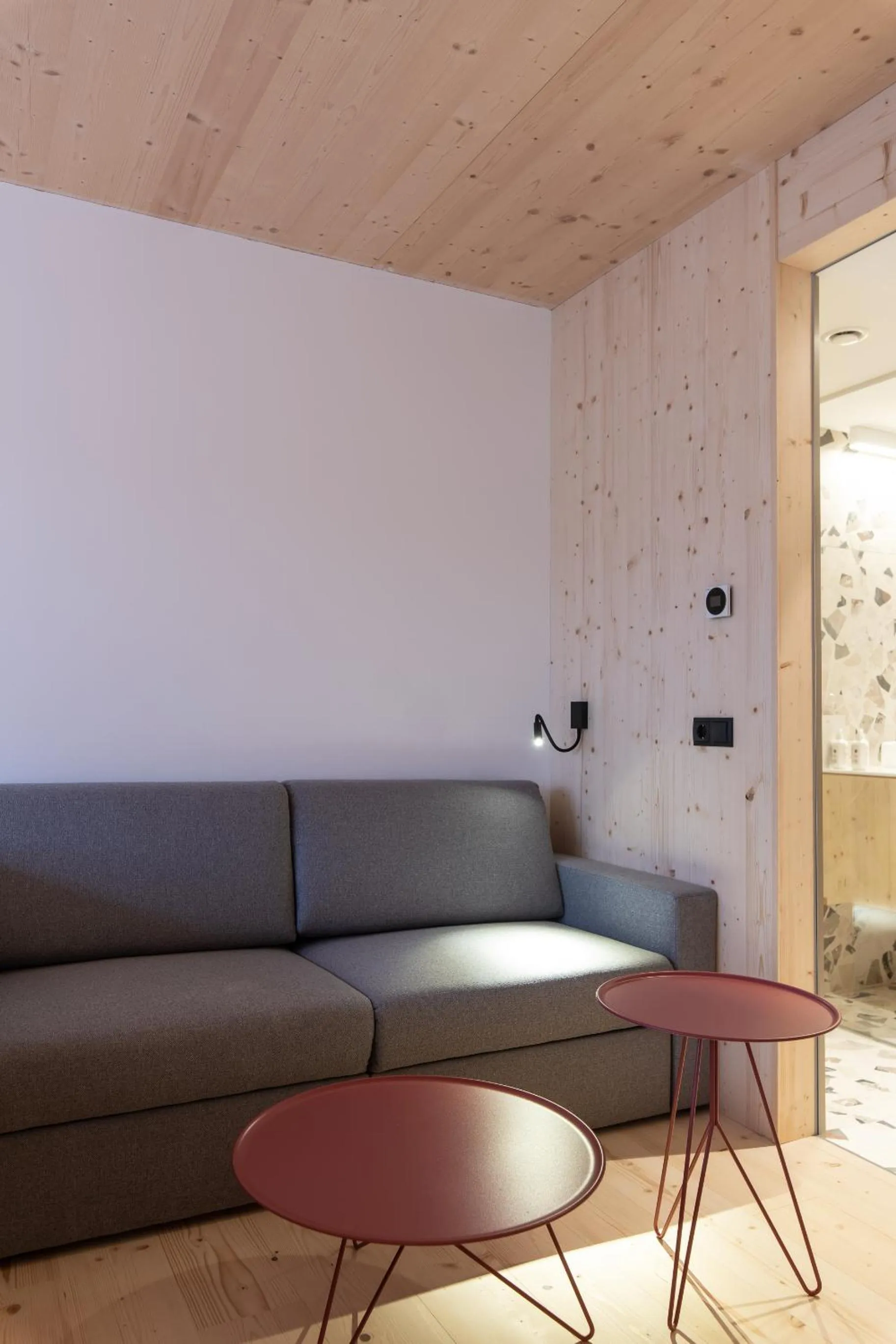 Seating area in Mari Pop Hotel