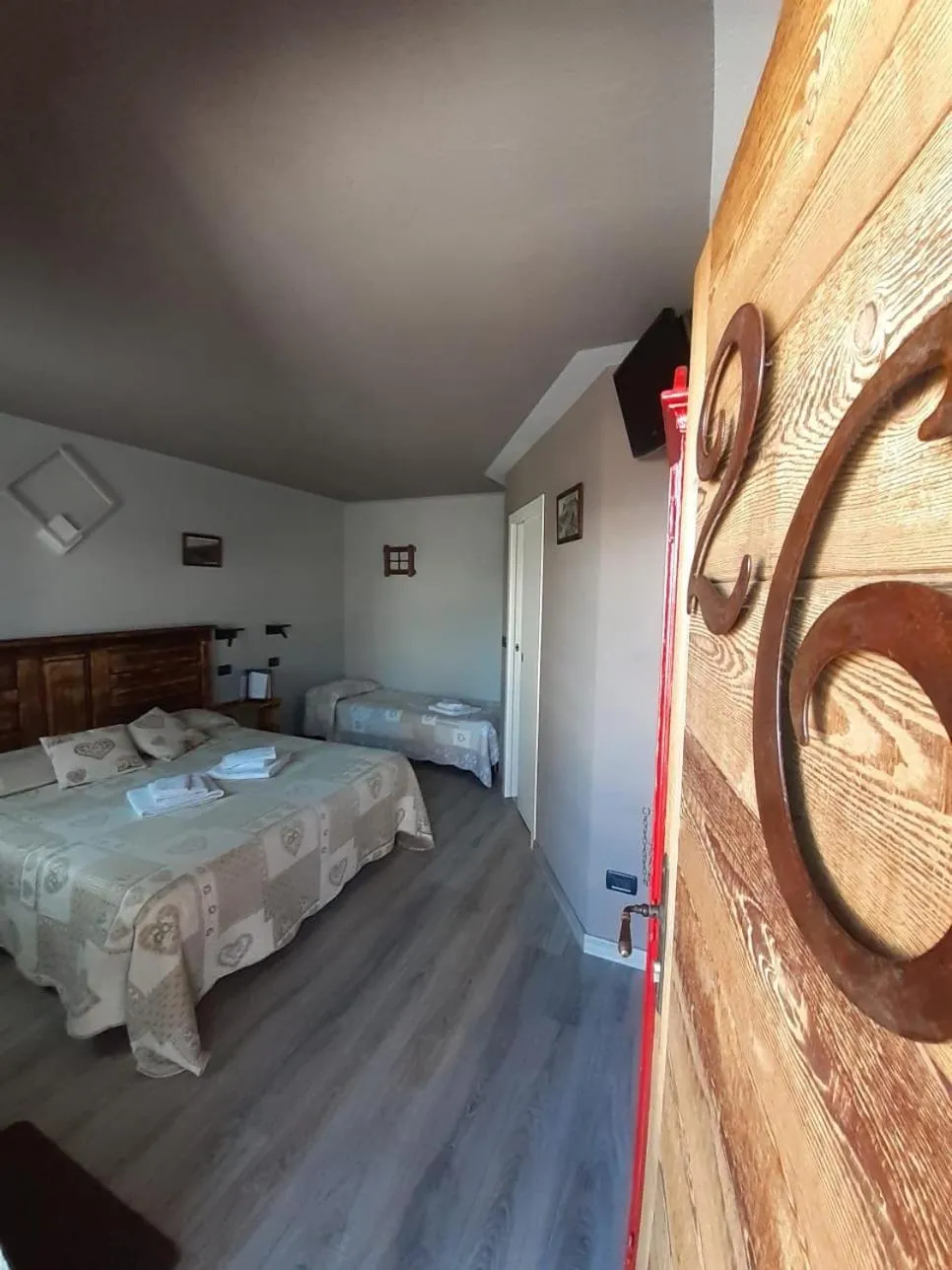 Bed in Hotel Chacaril