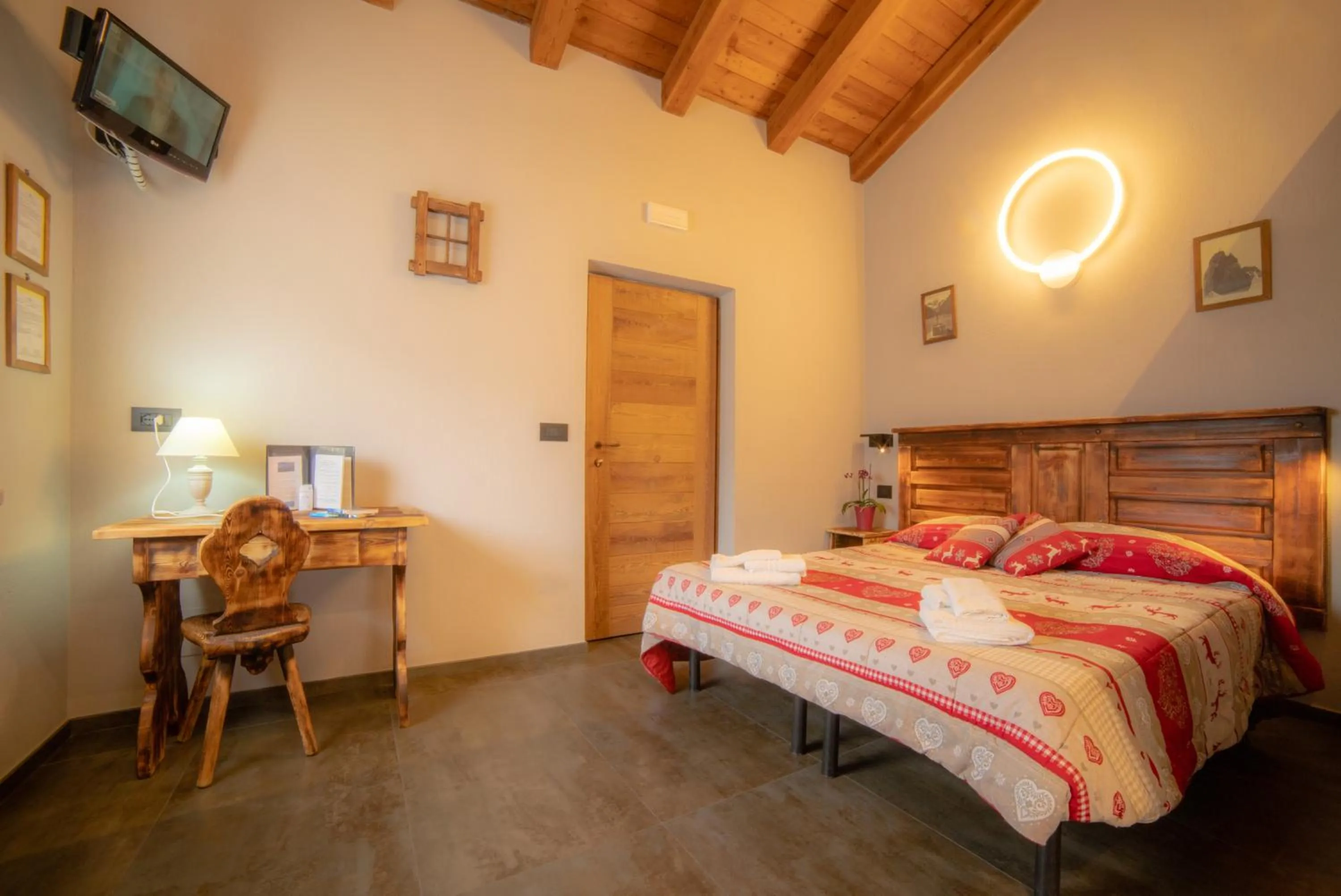 Bed in Hotel Chacaril